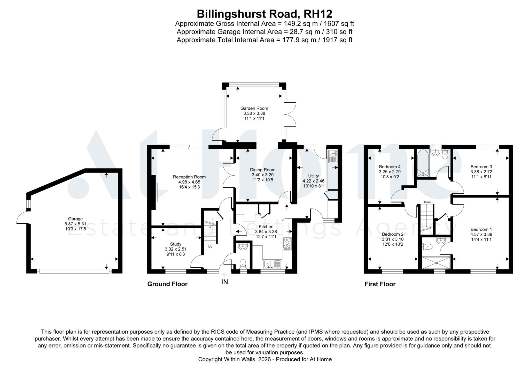3, Billingshurst Road, Horsham floorplan