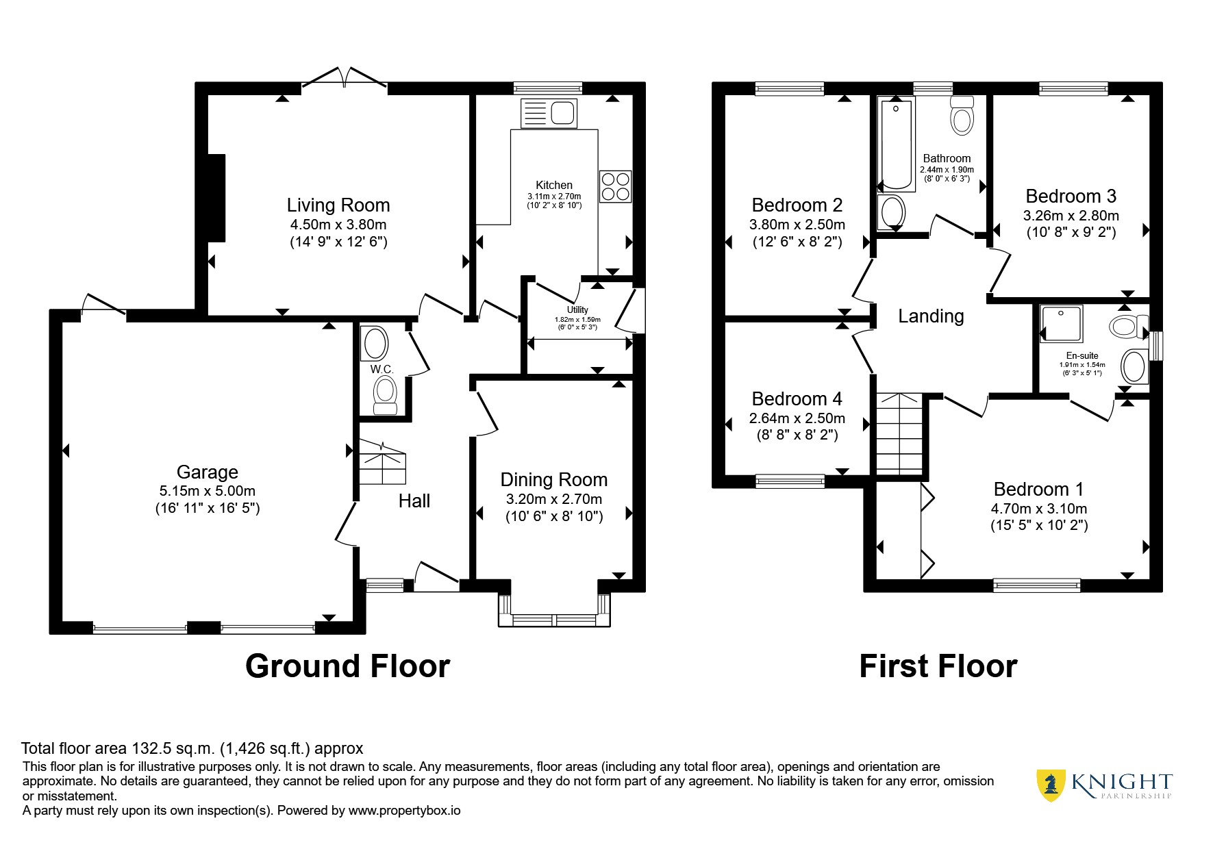 10, Mallard Close, Stamford floorplan