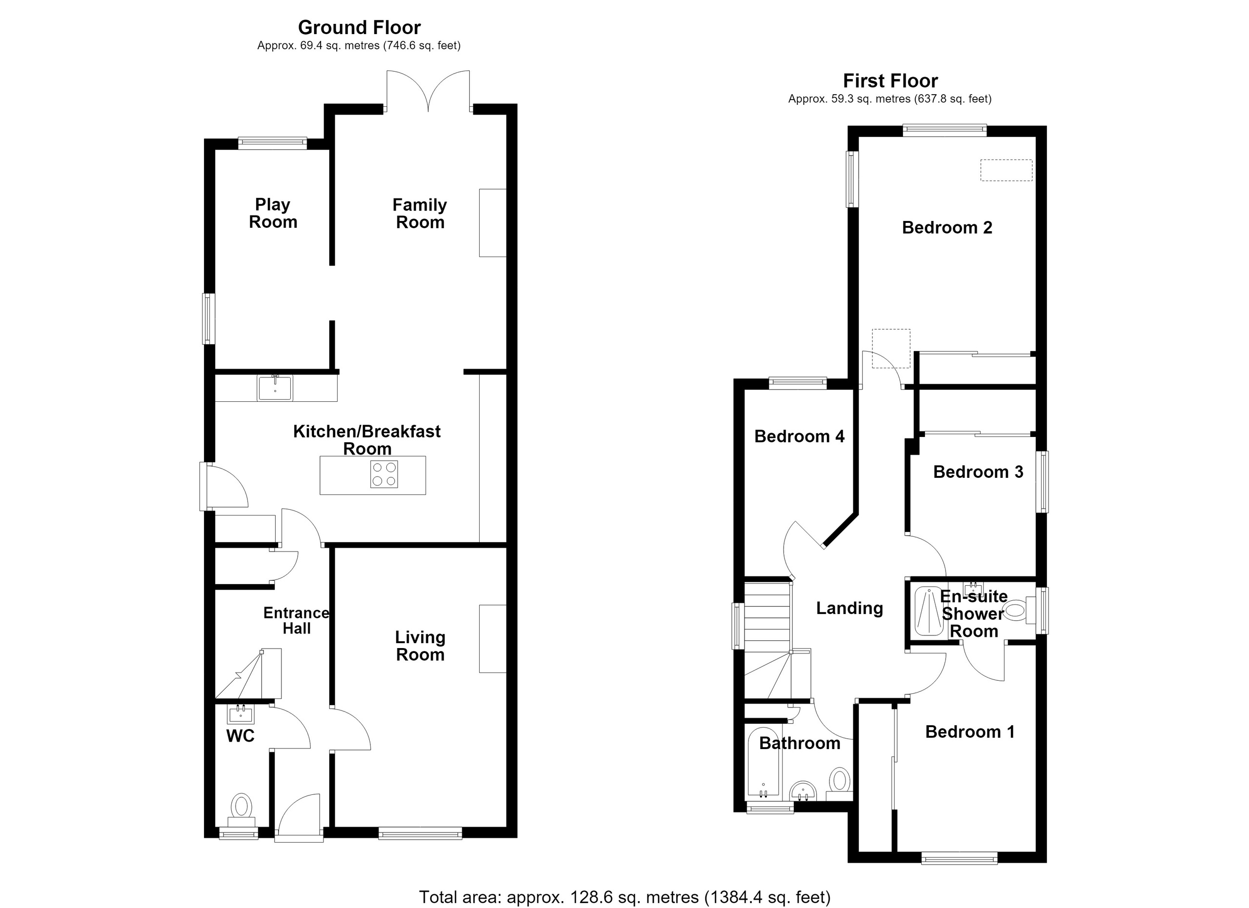 16 Japonica Drive, Merthyr Tydfil floorplan