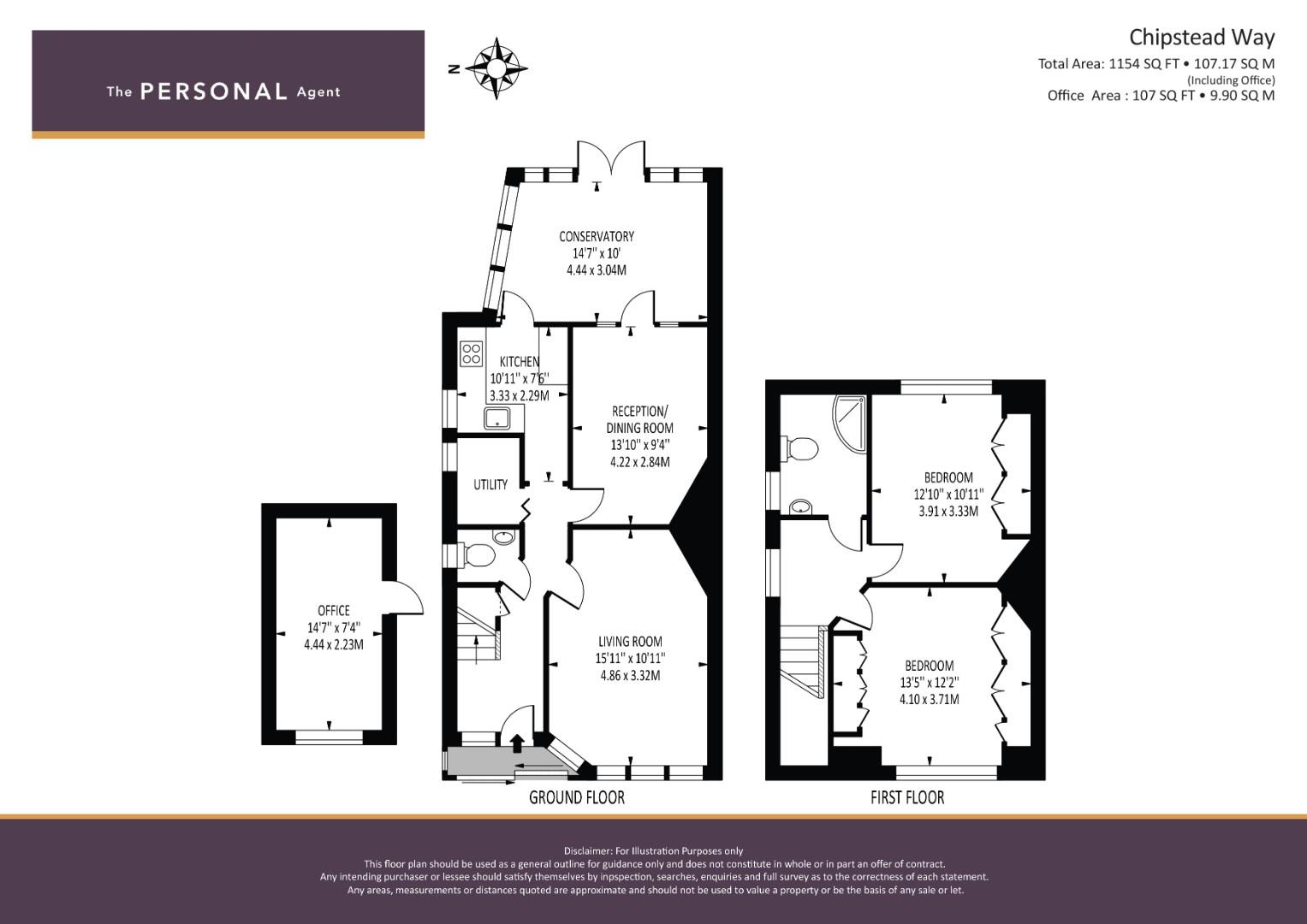 49, Chipstead Way, Banstead floorplan
