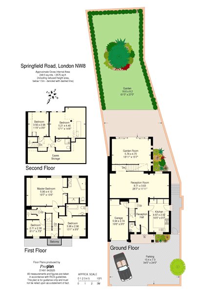 3, Springfield Road, London floorplan