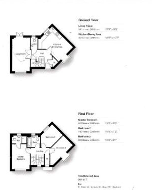 4, Arthur Maybury Close, Ashford floorplan