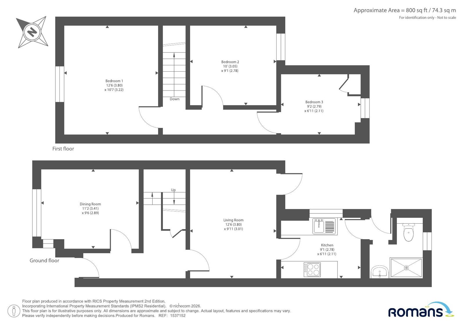 Swansea Road, Berkshire floorplan