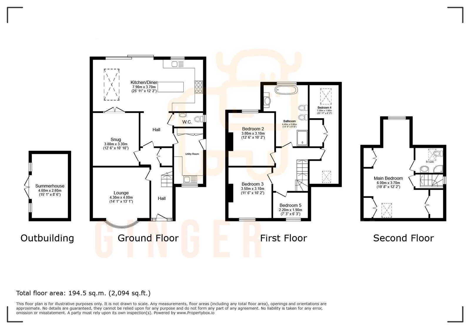 47, Wootton Road, Bedford floorplan