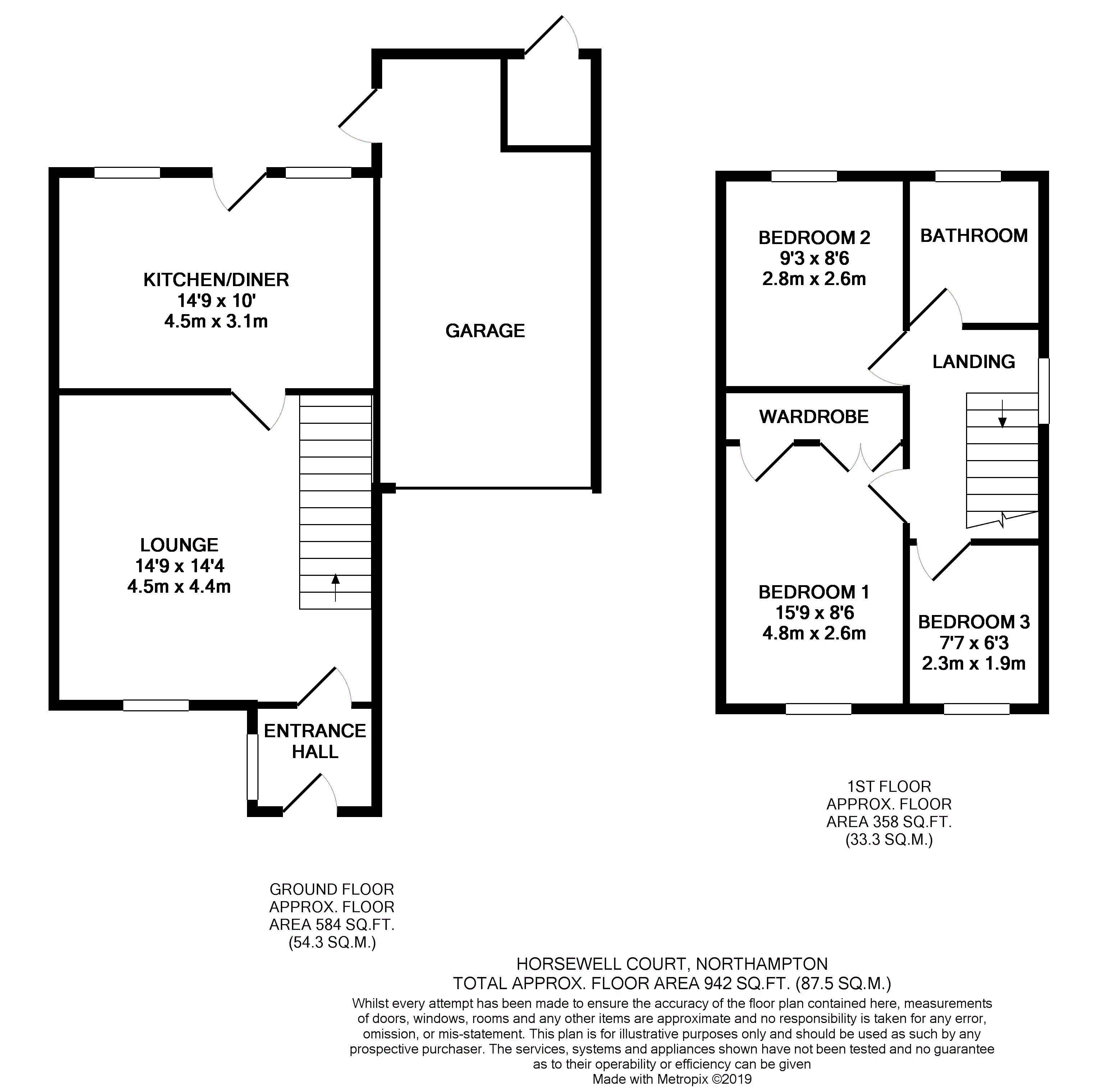 3 Bedrooms Semi-detached house for sale in Horsewell Court, Moulton, Northampton NN3