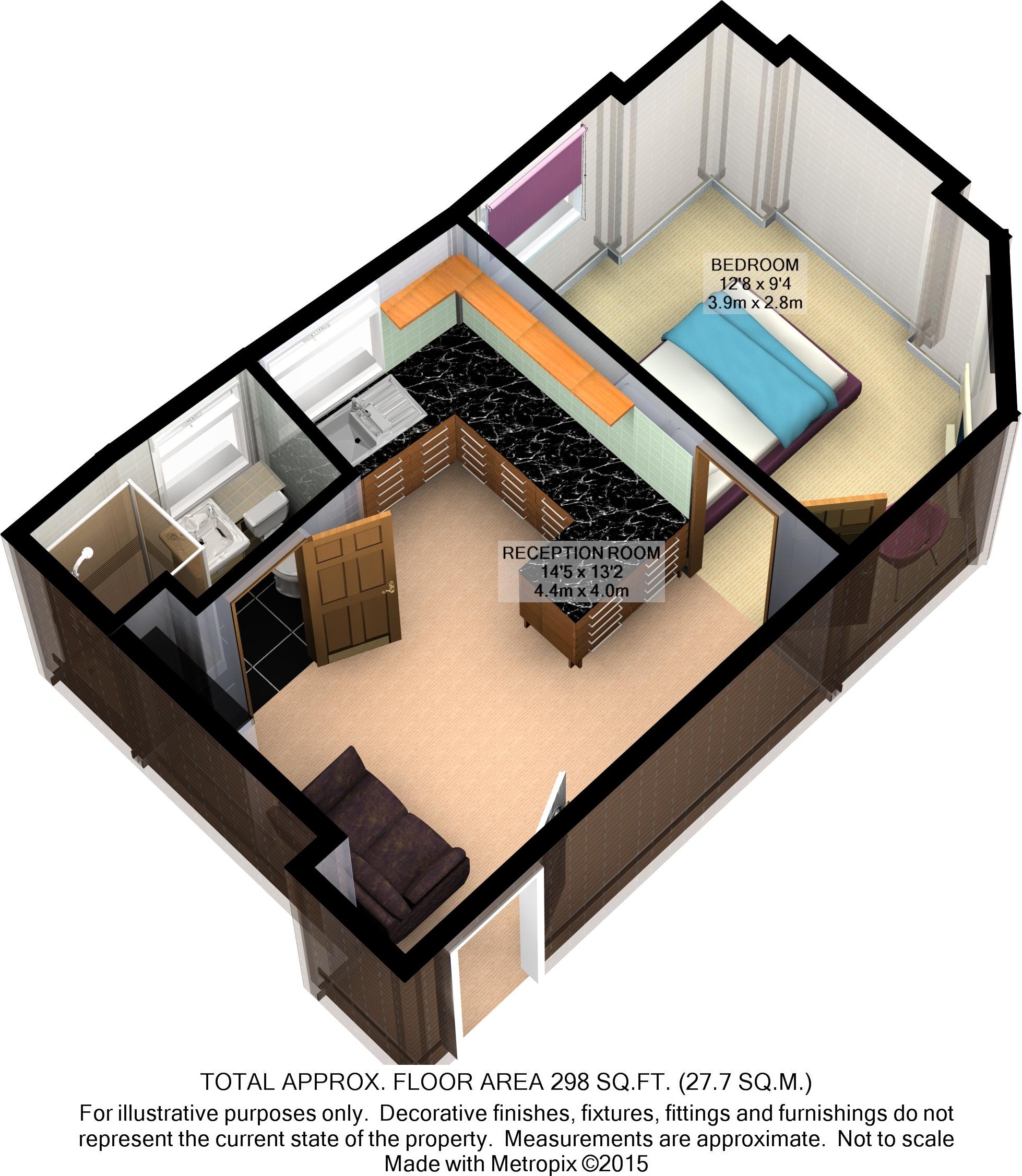 1 Bedrooms Flat to rent in Dewsbury Court, Chiswick Road, London W4