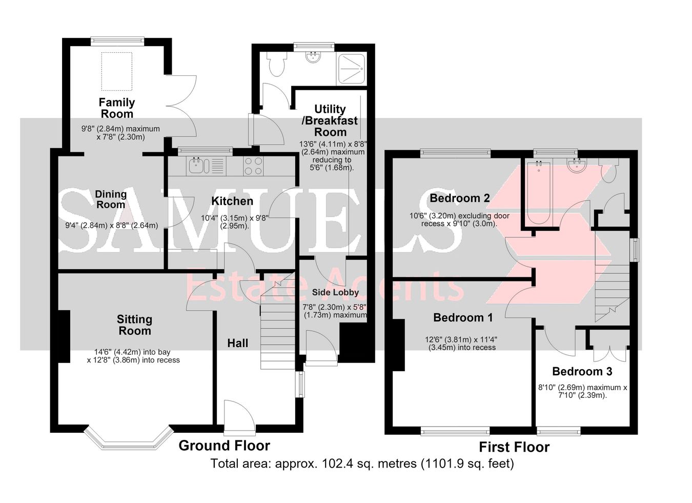 Dryden Road, Exeter floorplan