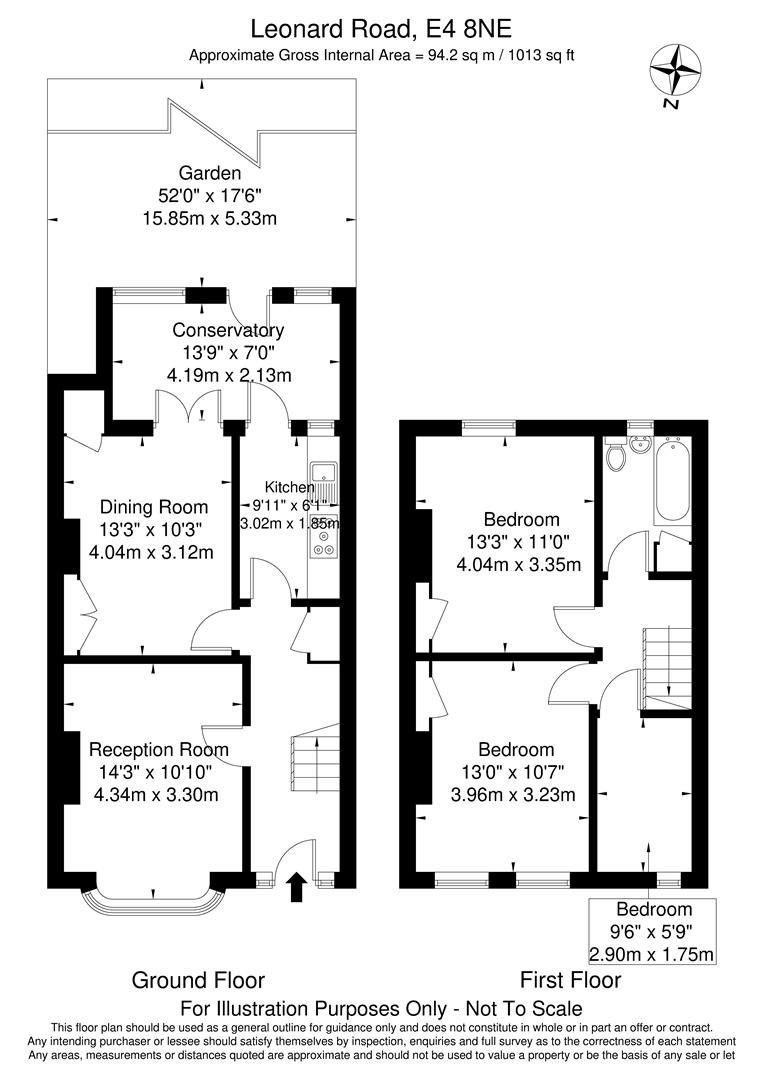 26, Leonard Road, London floorplan