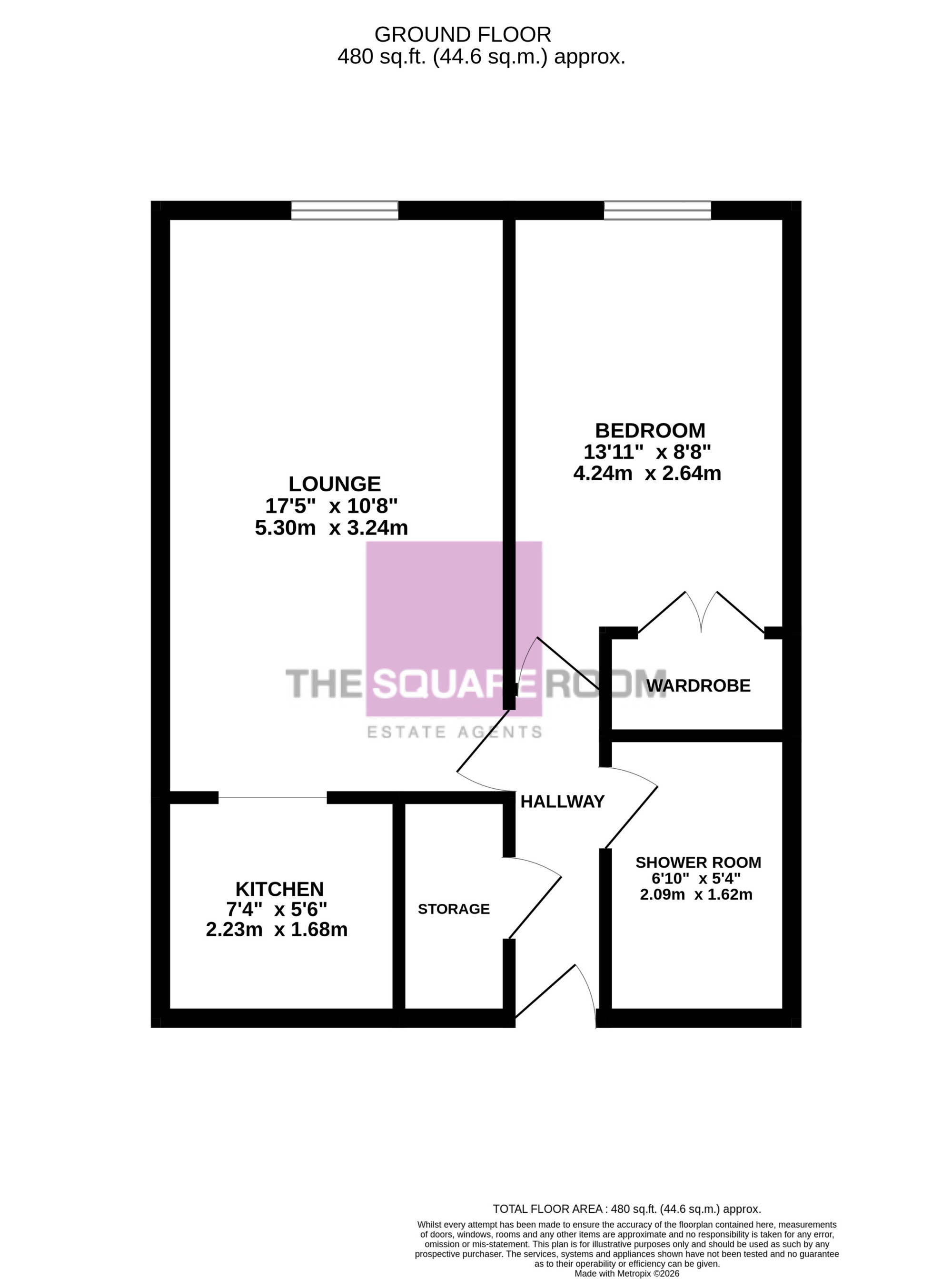 Flat 27, Homefylde House, Blackpool floorplan