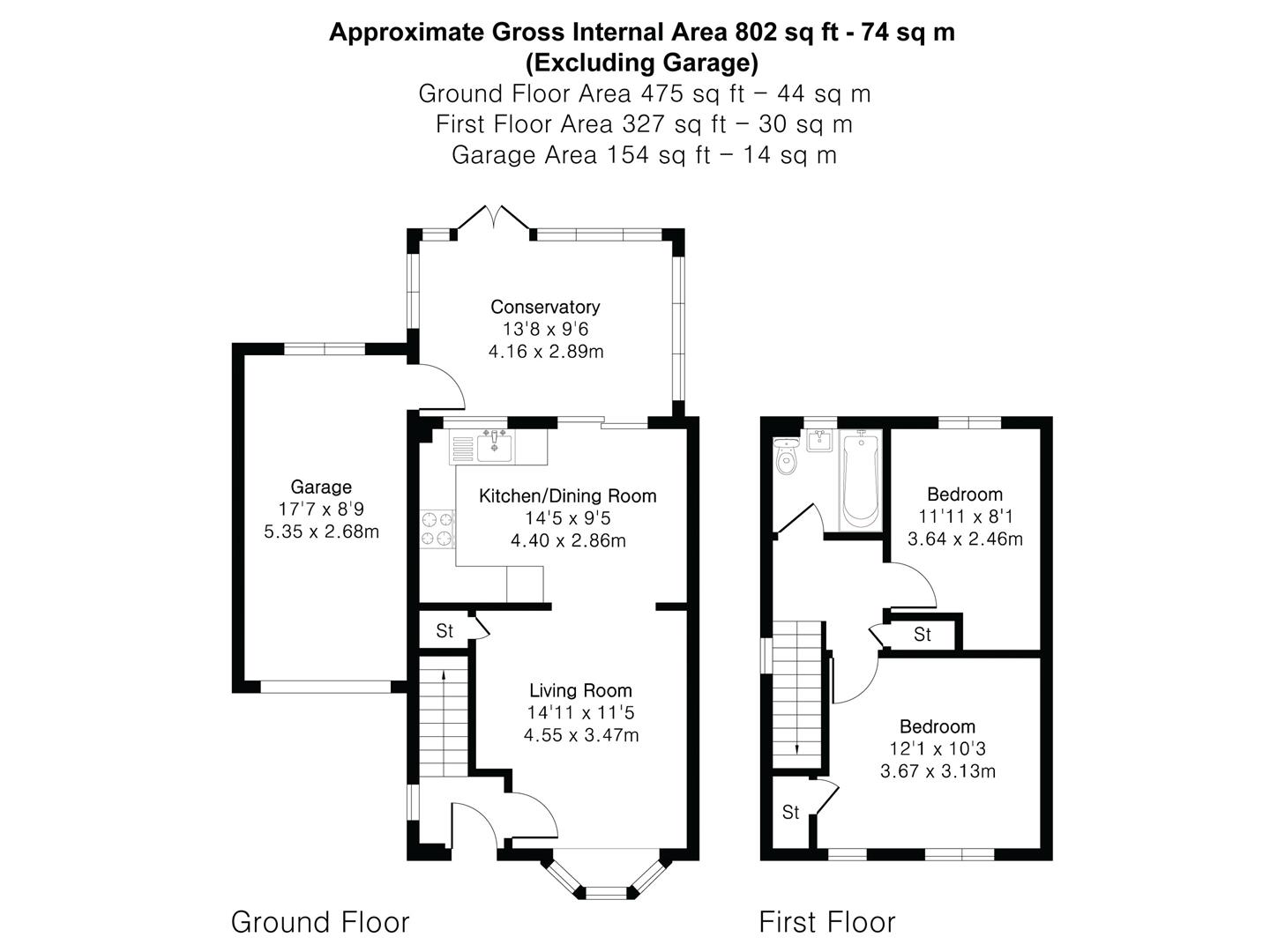 15, Rookery Close, Great Chesterford floorplan