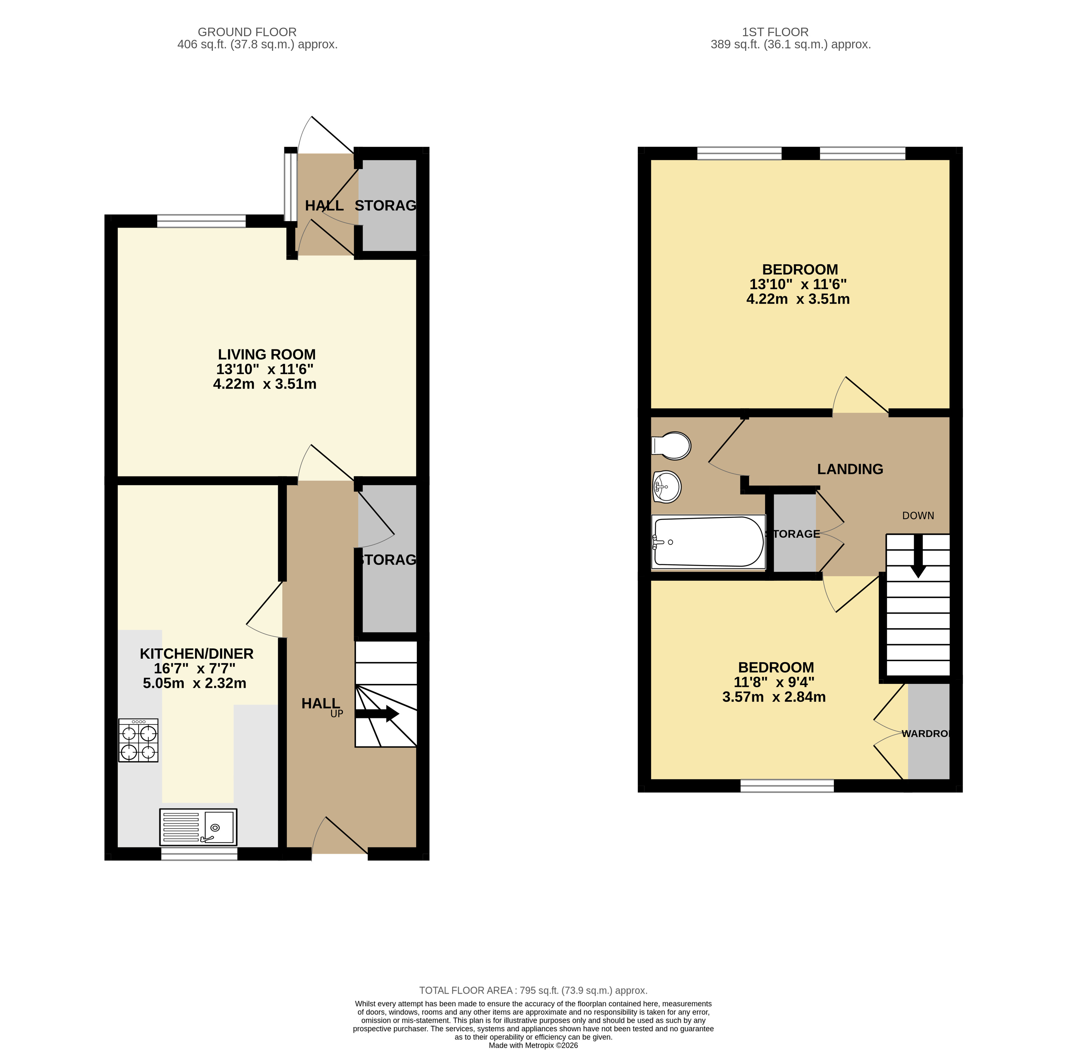 8, Albert Place, Bristol floorplan