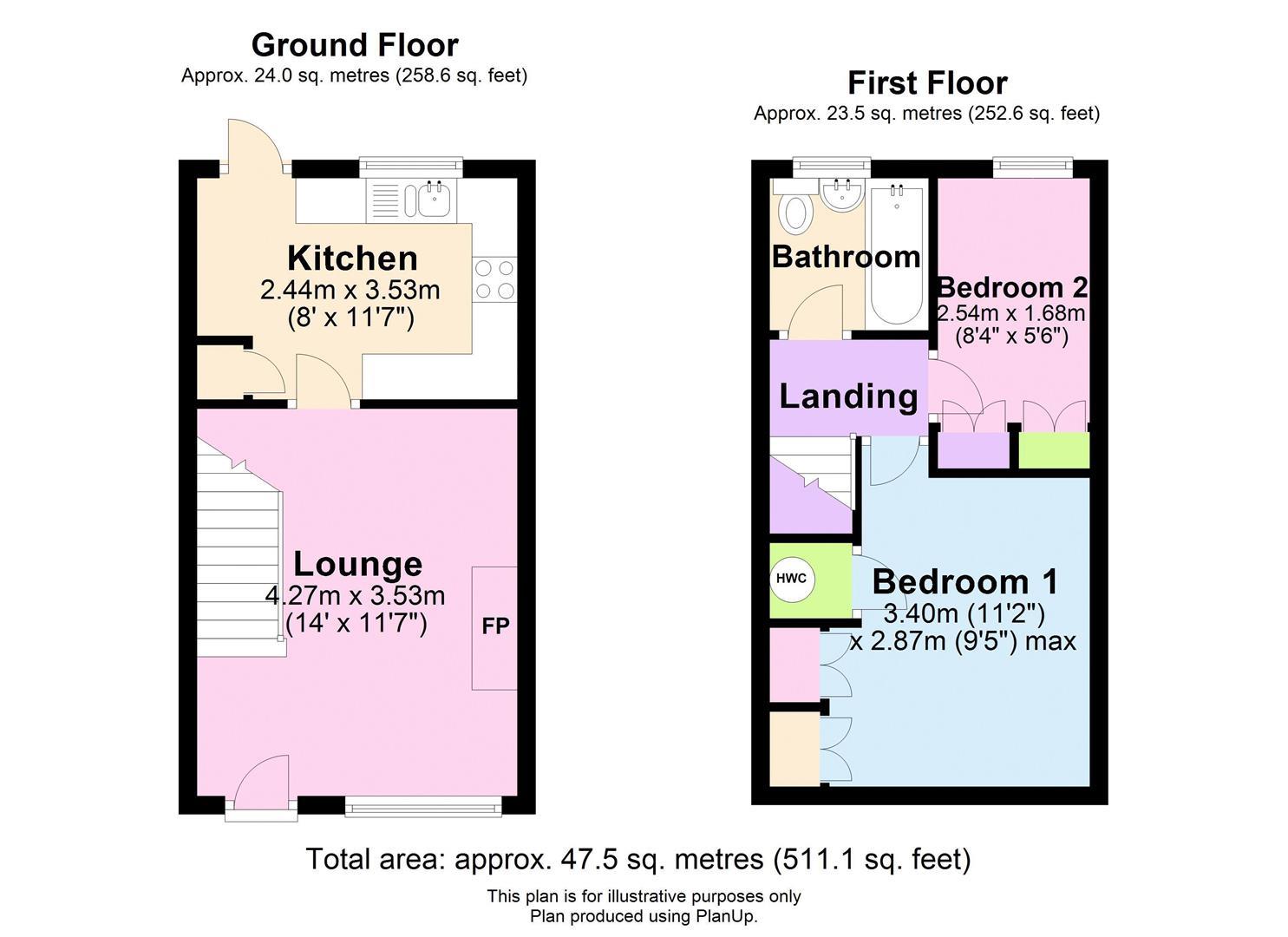 13, Taunton Way, Hereford floorplan