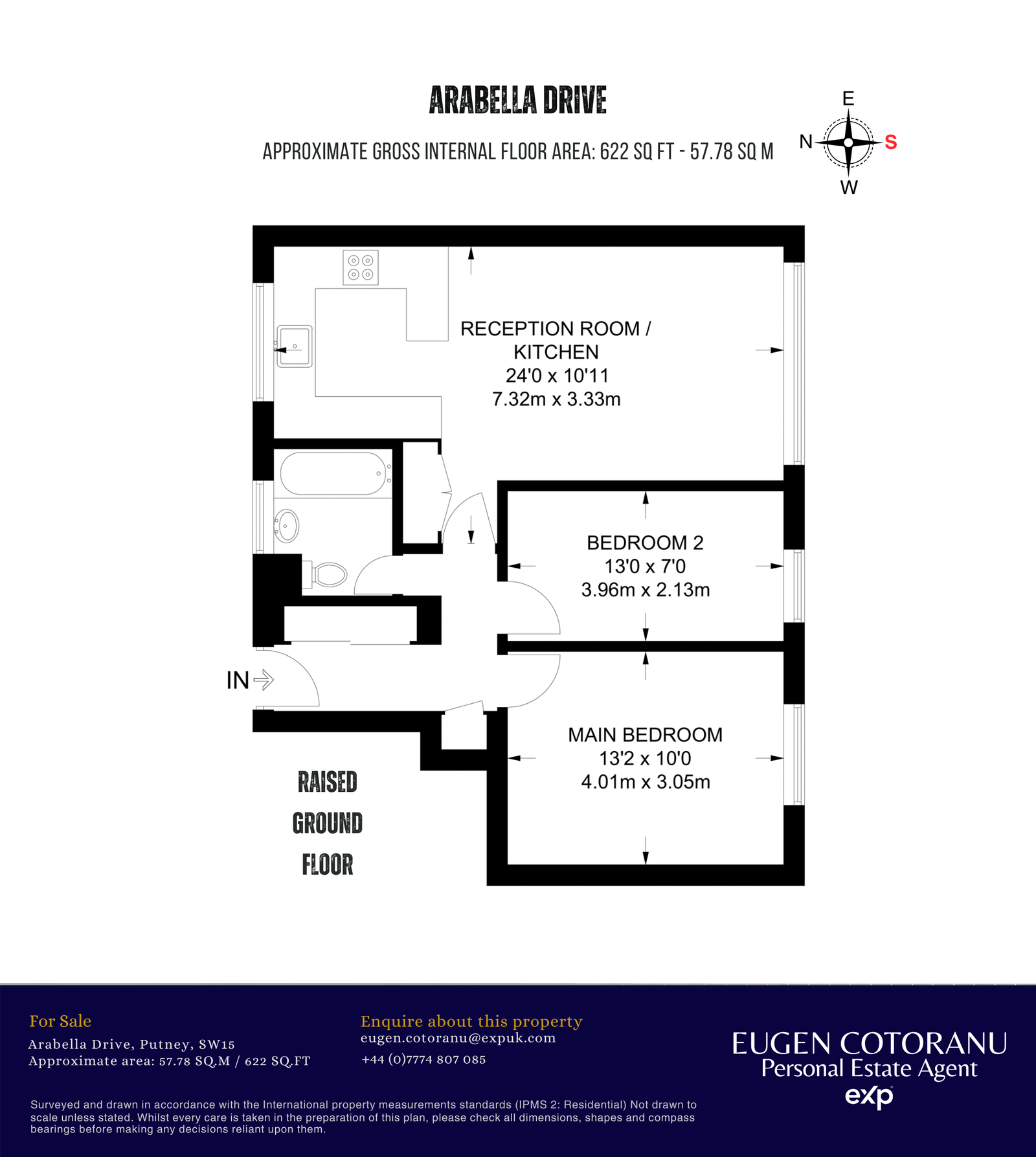 146, Arabella Drive, London floorplan