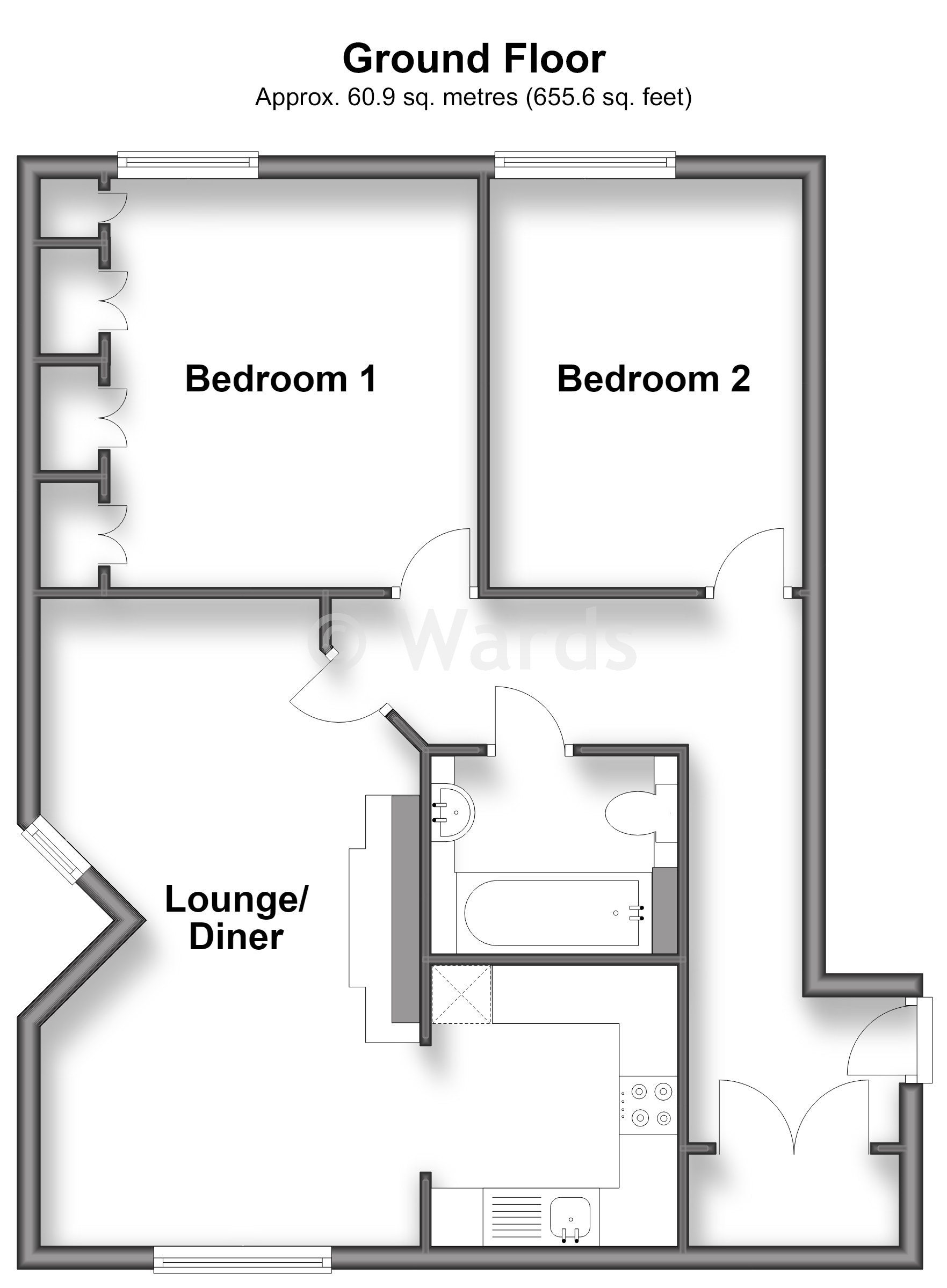 20, Wicketts End, Whitstable floorplan