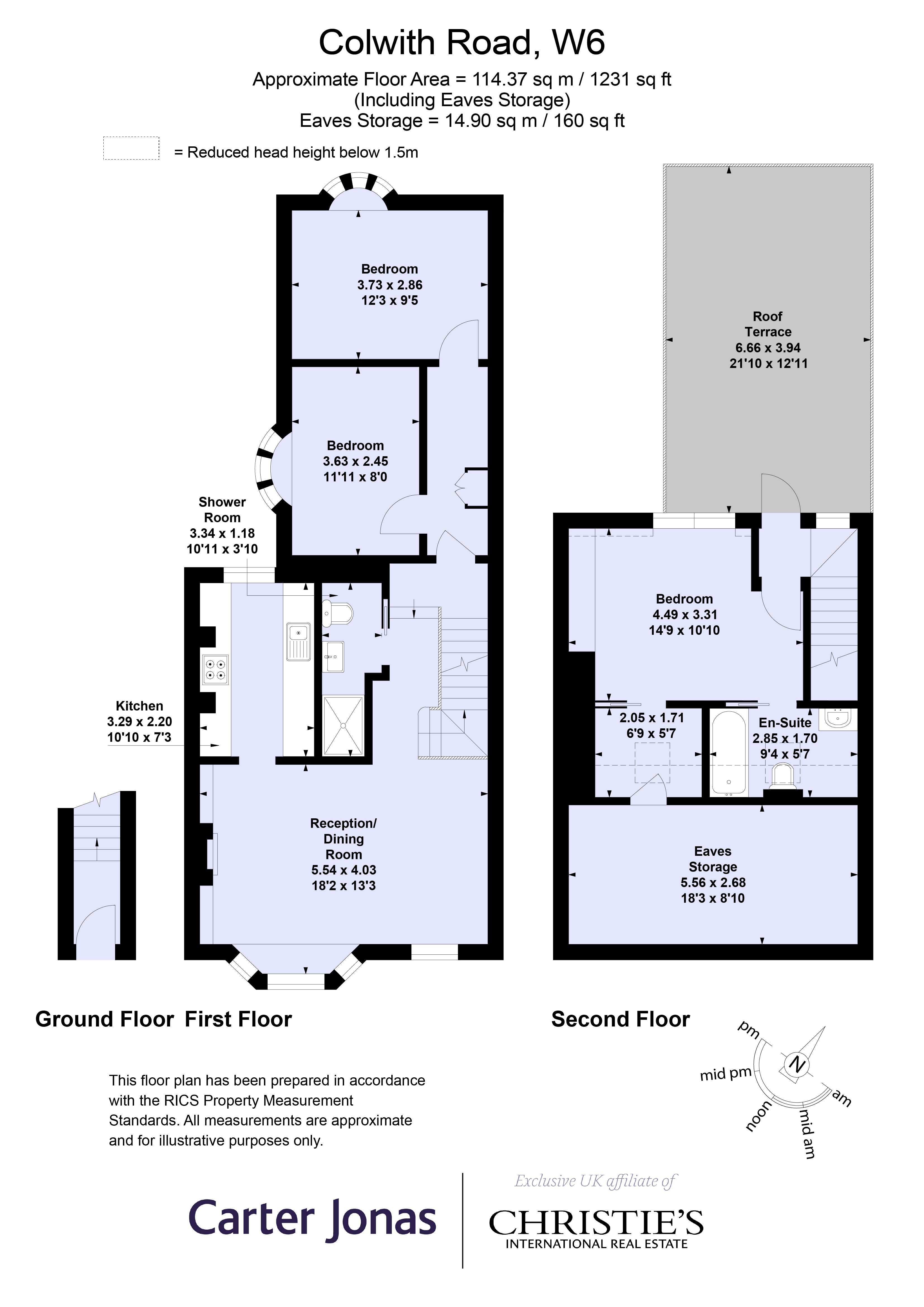 132, Colwith Road, London floorplan