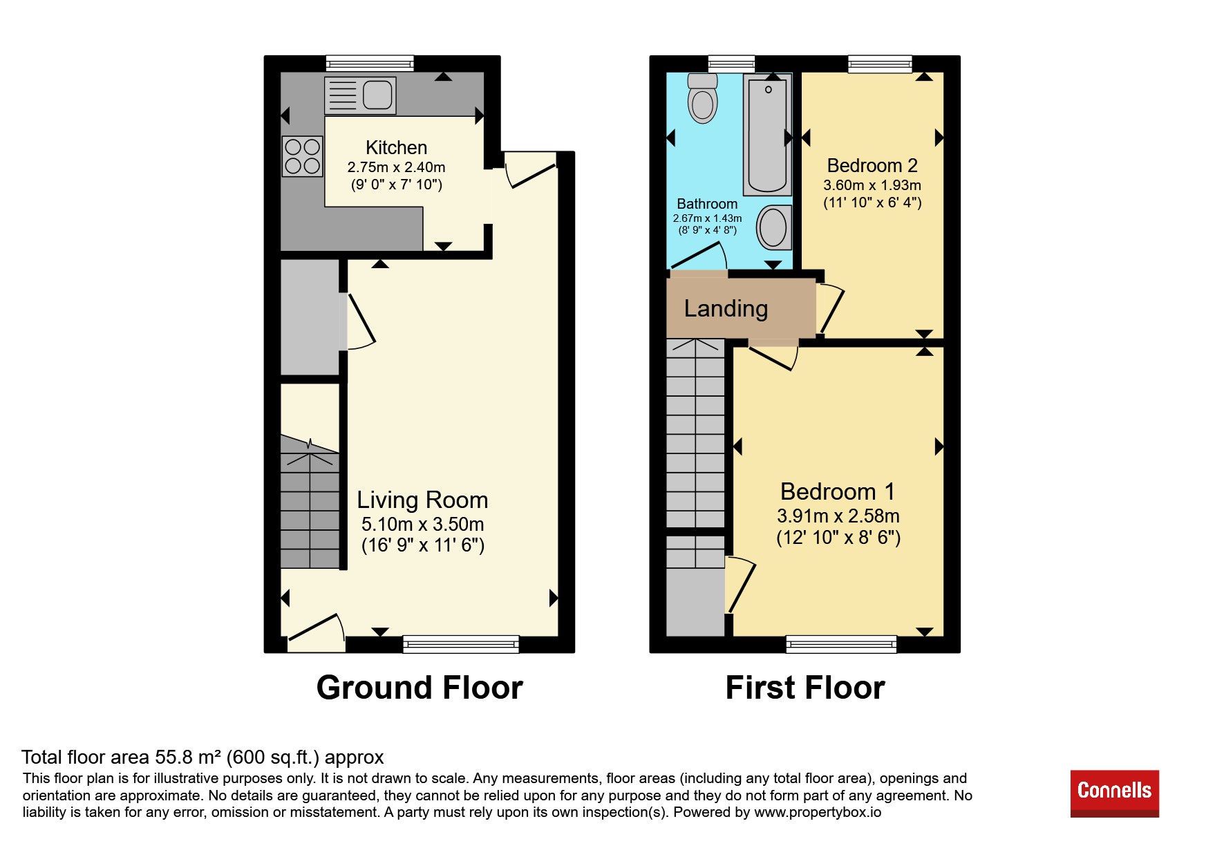 10, Corbiere Close, Southampton floorplan