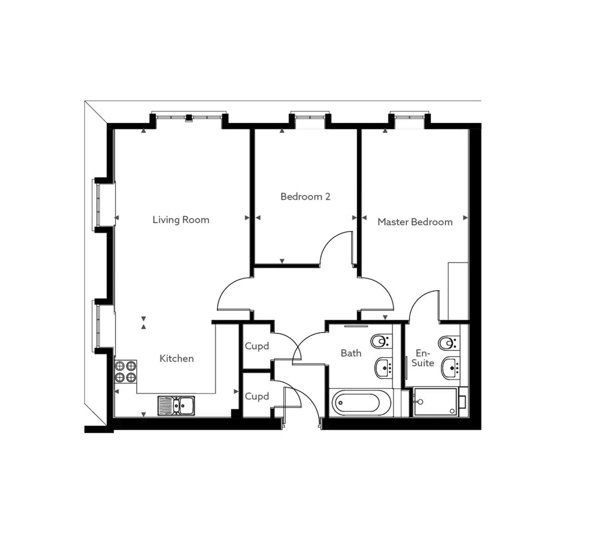 765444, The Cloisters, High Street, Great Missenden floorplan