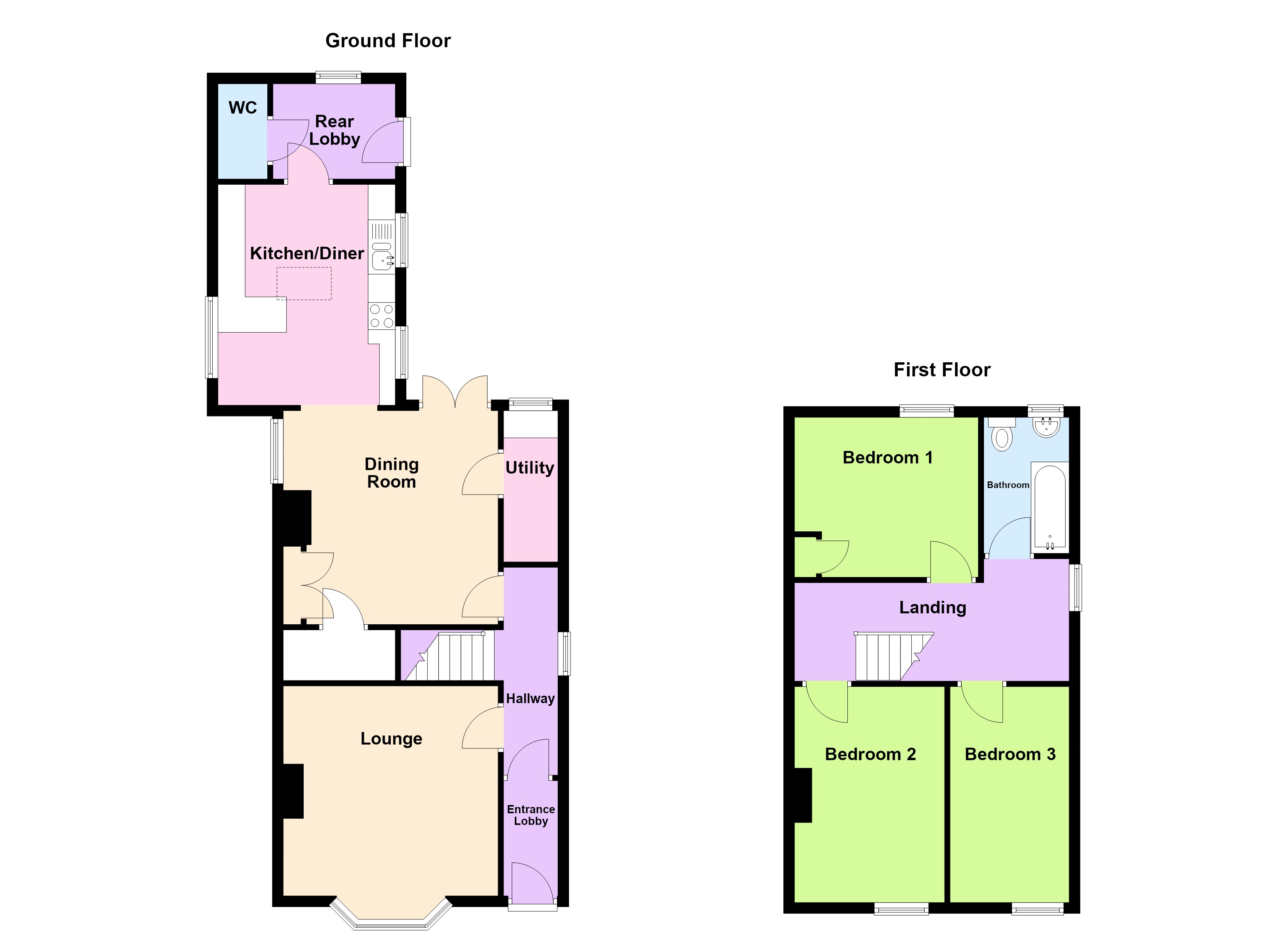 5, Park Nook, Thrybergh floorplan