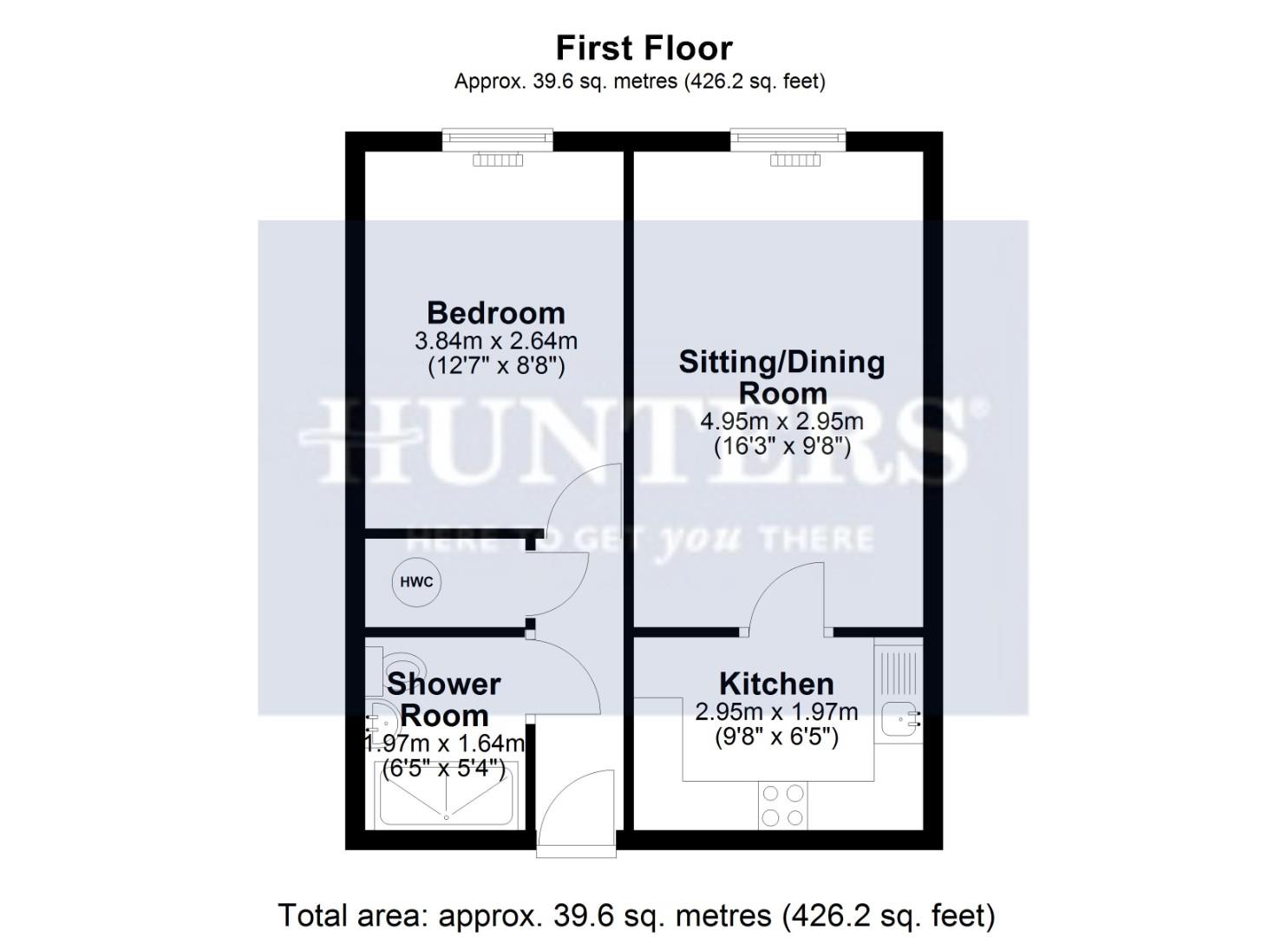 10 Weavers House, Wesley Court, Stroud floorplan