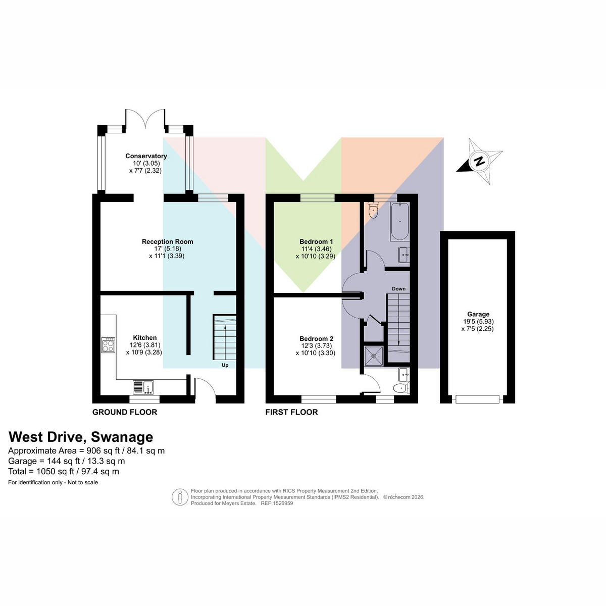 8, West Drive, Swanage floorplan