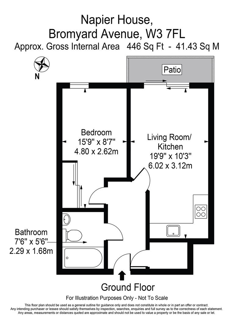 Bromyard Avenue, London floorplan