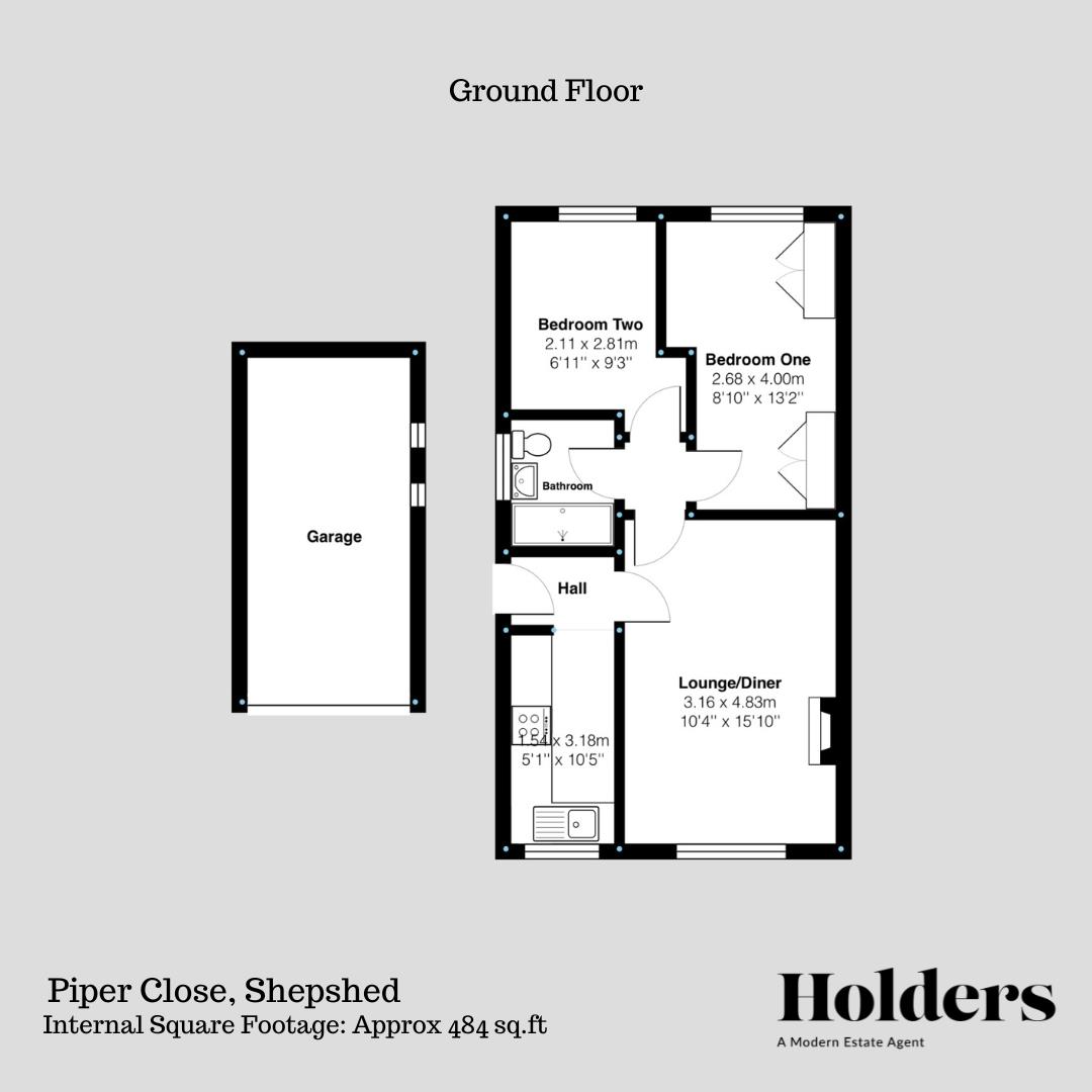 17, Piper Close, Loughborough floorplan
