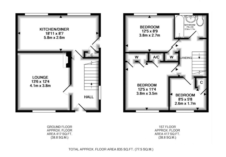 30, Joslin Road Devon, Honiton floorplan