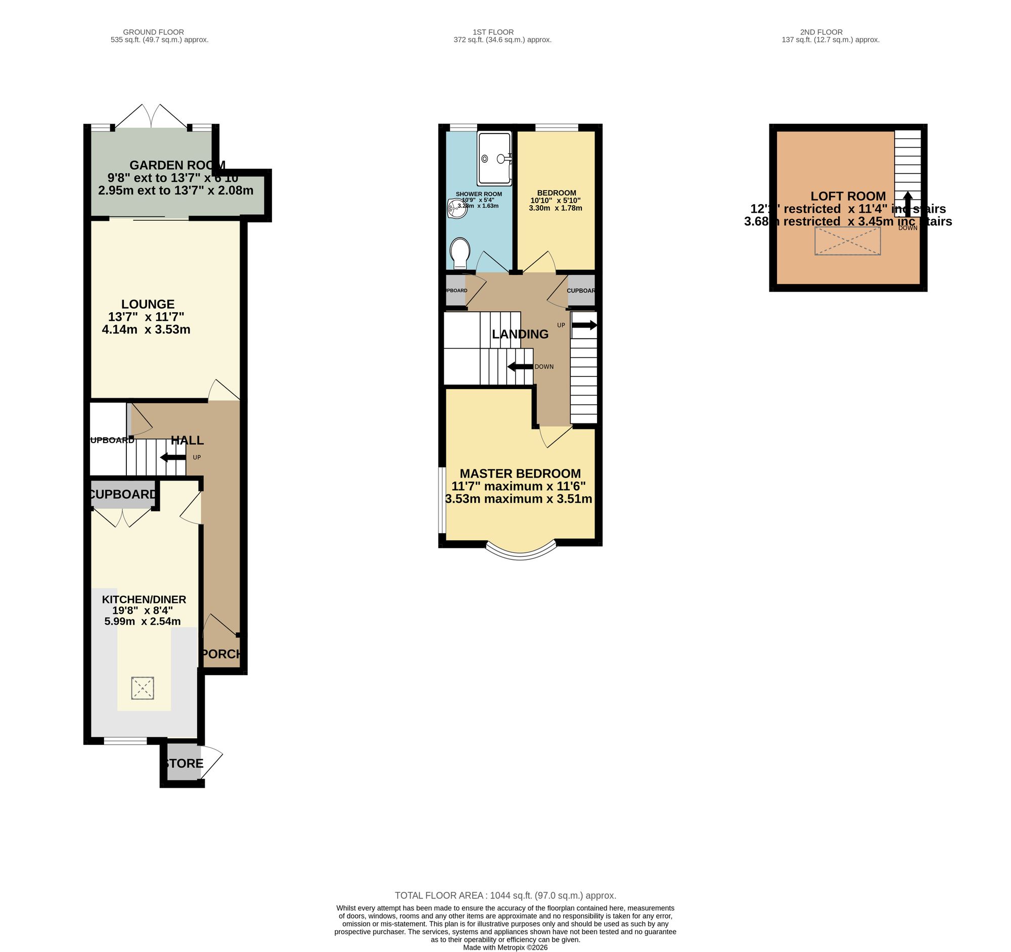 17 Talbot Close, Warrington floorplan