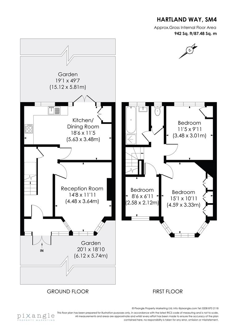 10, Hartland Way, Morden floorplan