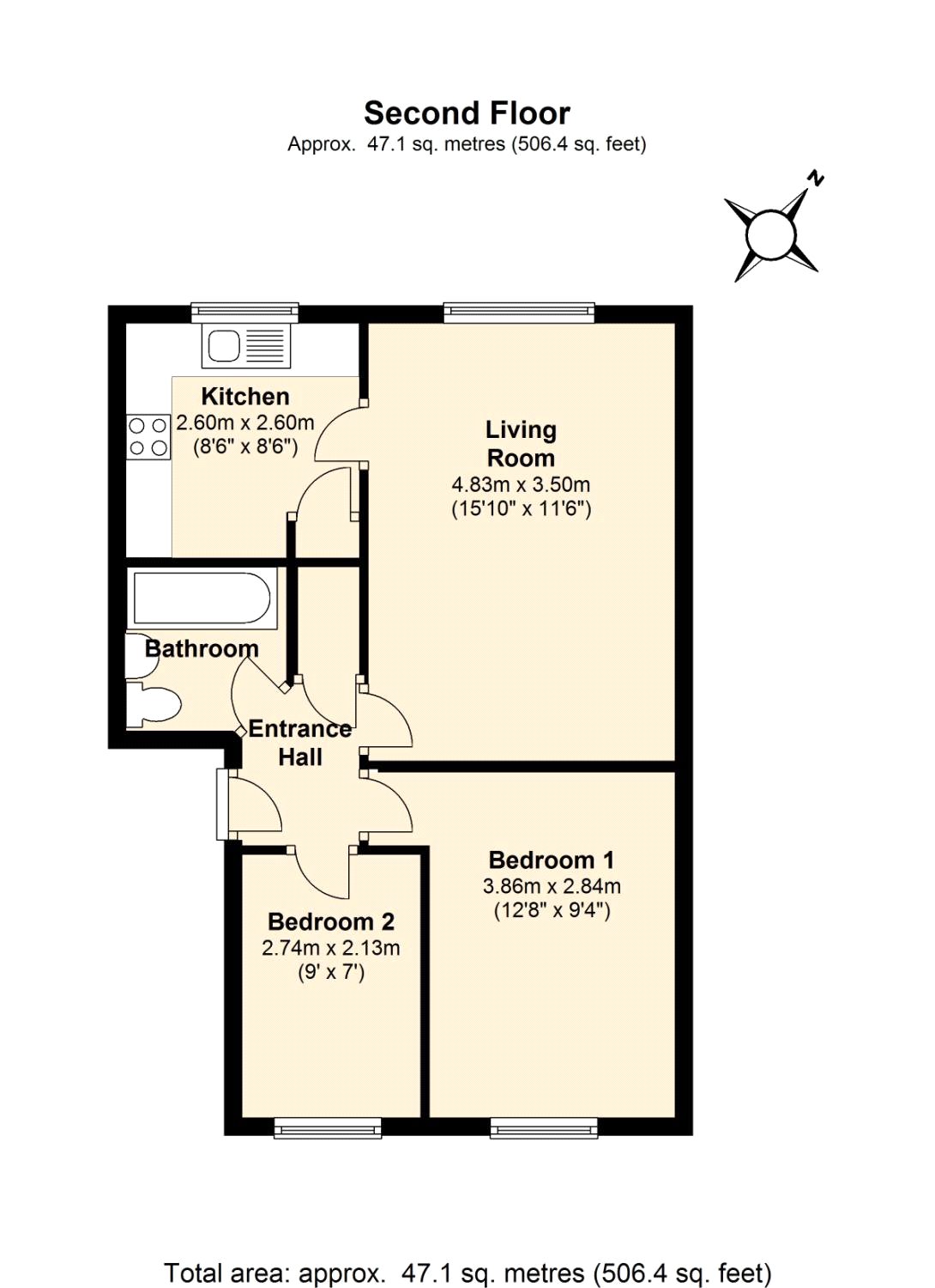 2 Bedrooms Flat for sale in Ross Close, Saffron Walden, Essex CB11