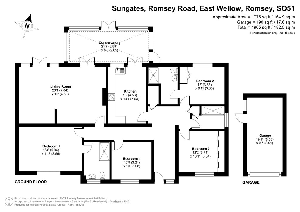 Sungates,, Romsey Road, Romsey floorplan
