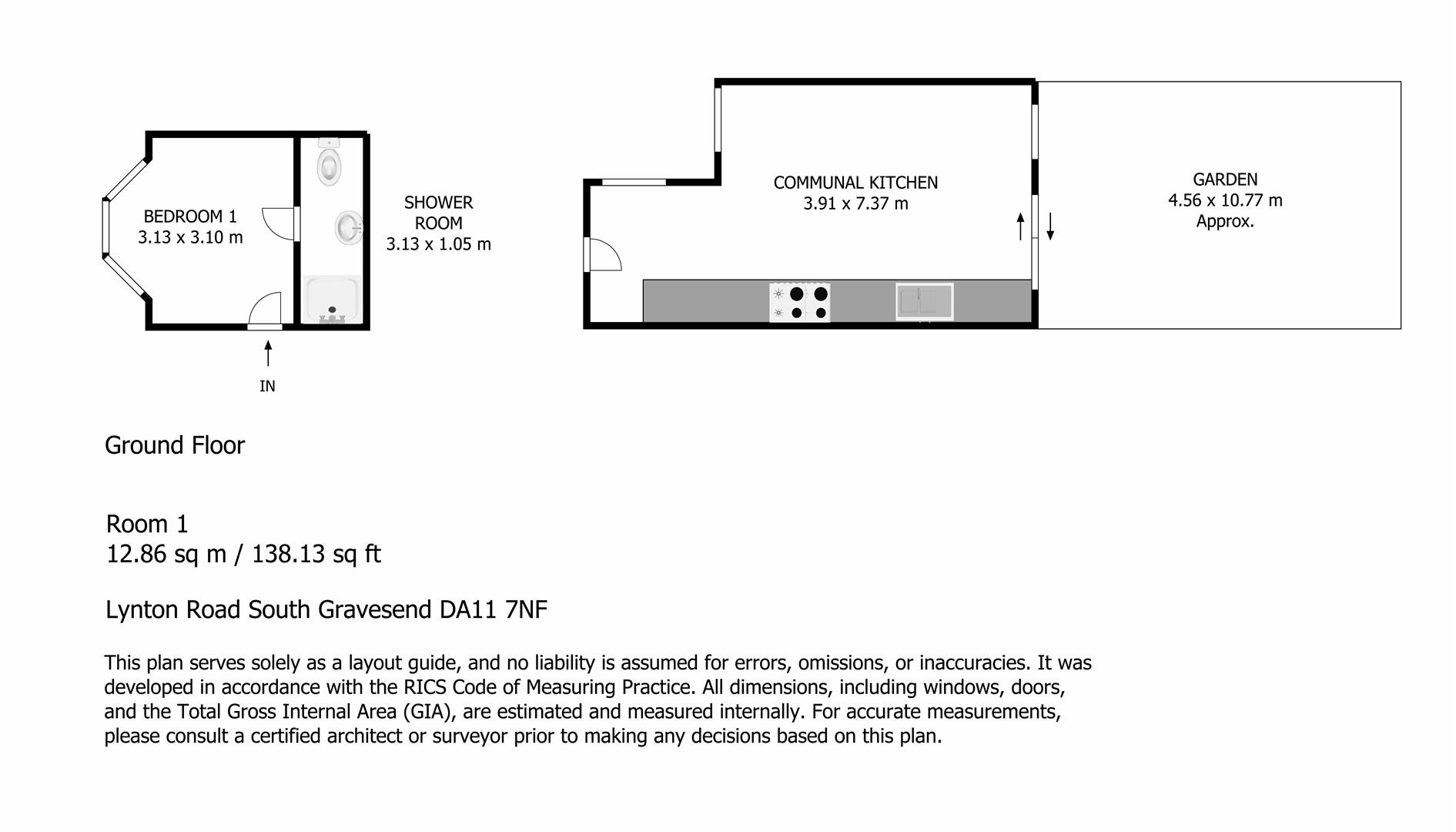 Room 1 17 Lynton Road South Gravesend Da11 7Nf.Jpg