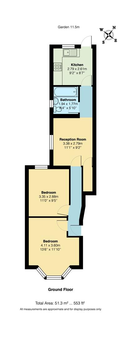 Ground Floor Flat, 3a, Morley Road, Leyton floorplan