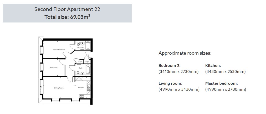 Property 22, The Cloisters, High Street, Great Missenden floorplan