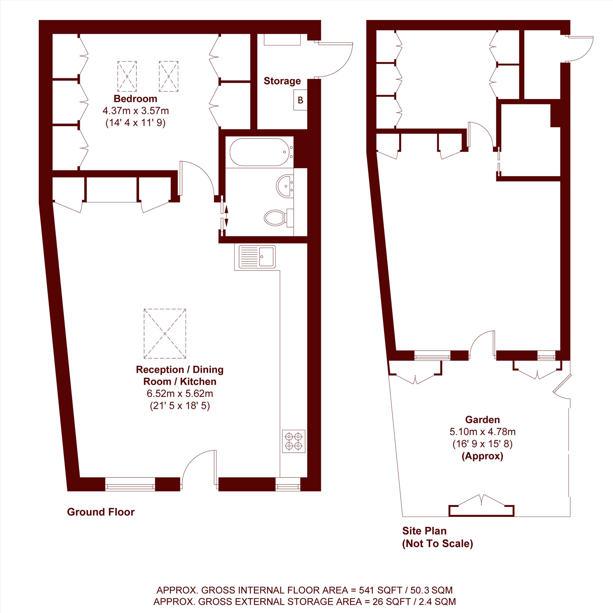2A, Ferry Road, London floorplan