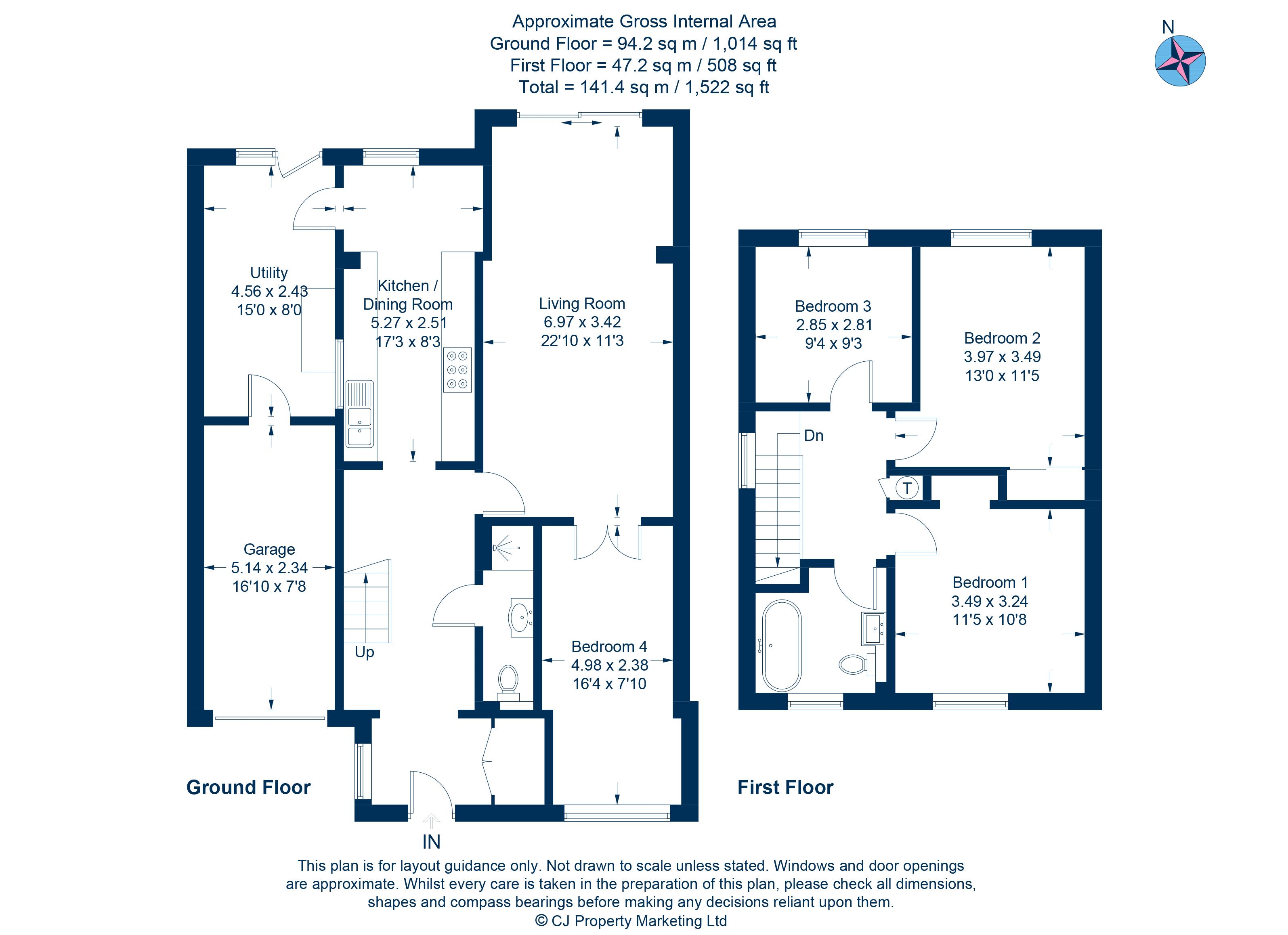 Orchard Close, Didcot OX11, 4 bedroom semidetached house for sale