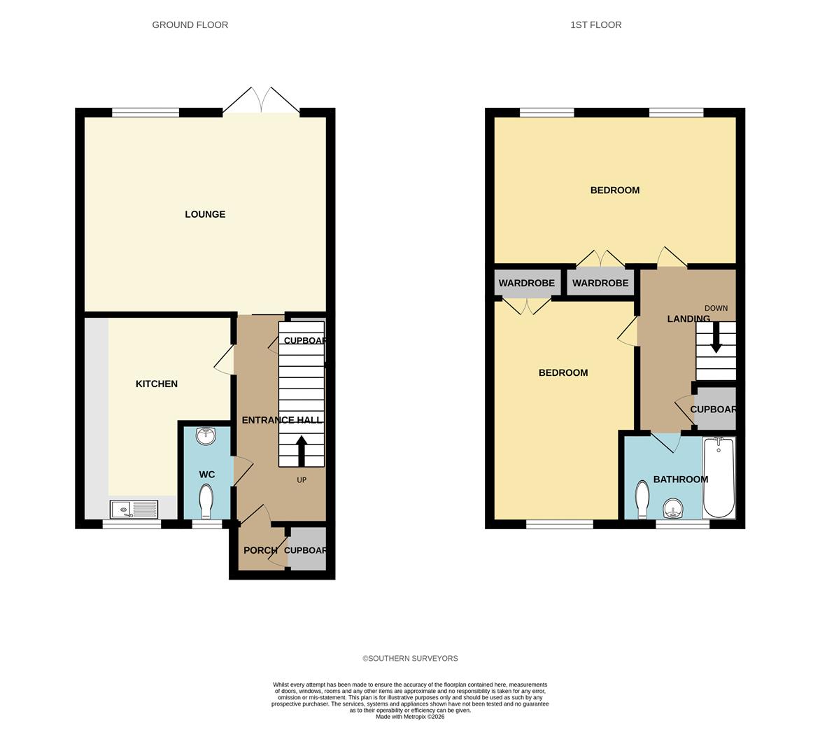 59, Dinsdale Gardens, Littlehampton floorplan