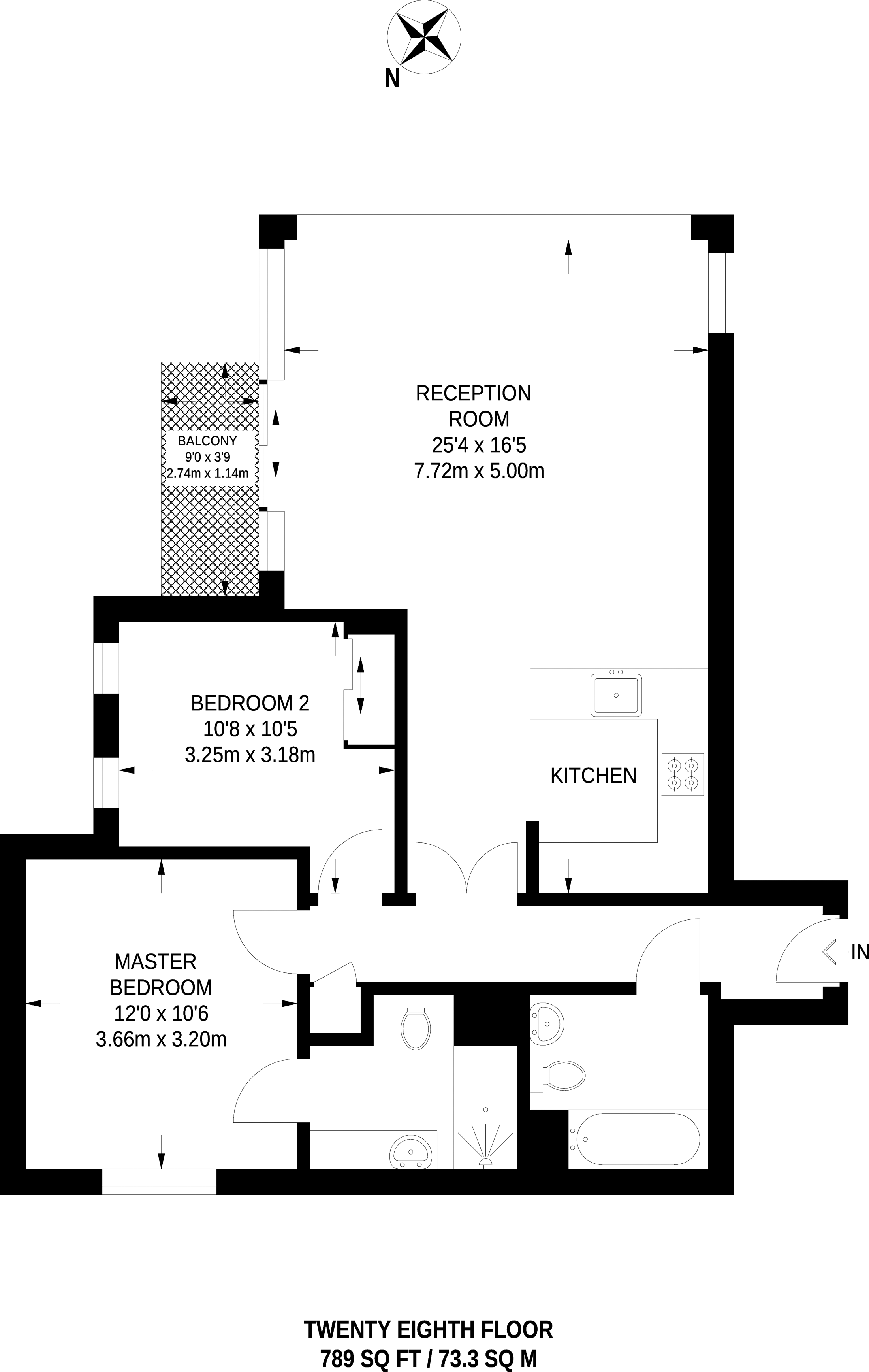 2 Bedrooms Flat to rent in Pan Peninsula Square, Canary Wharf E14