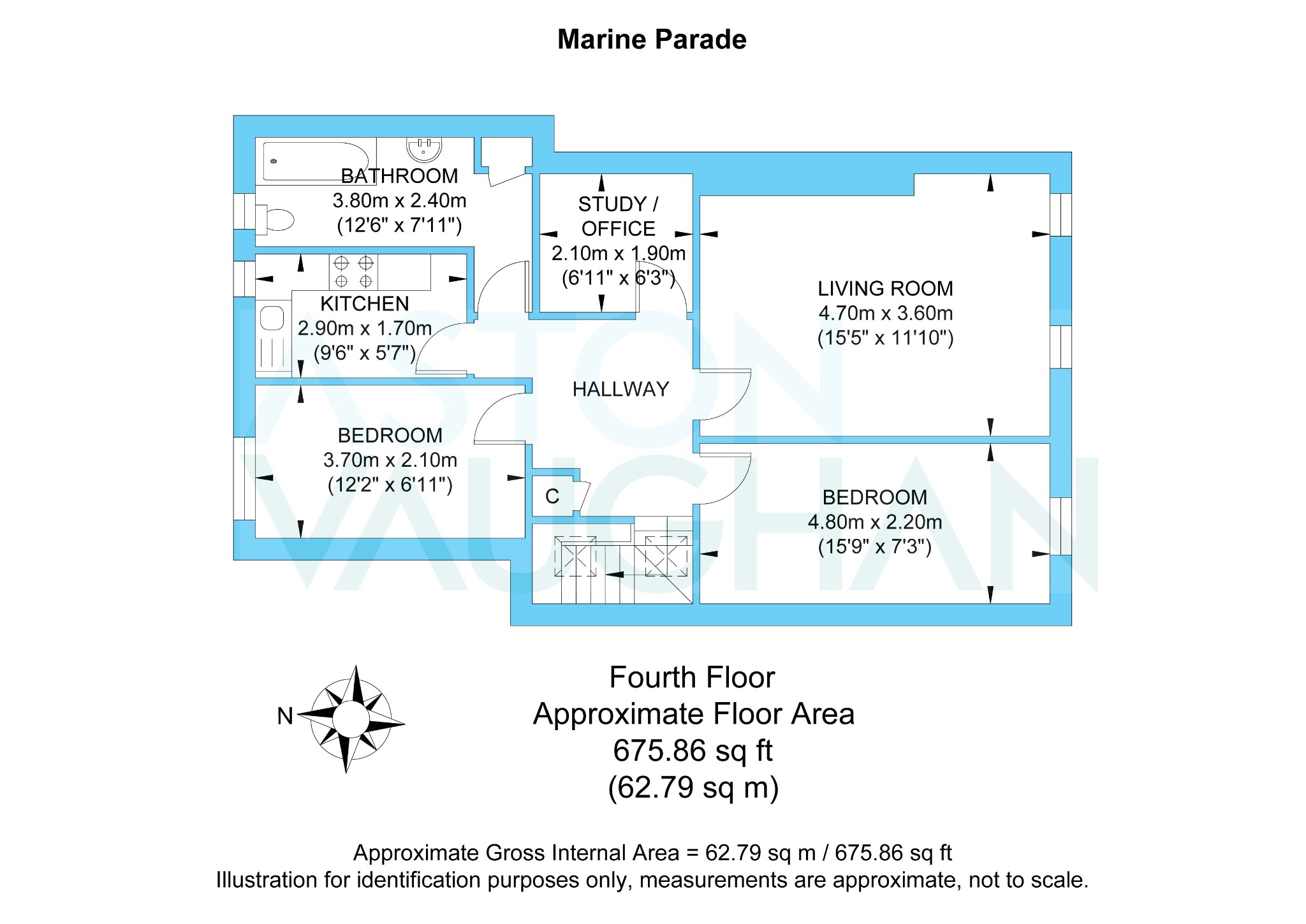 Flat 6, 132 Marine Parade, East Sussex floorplan