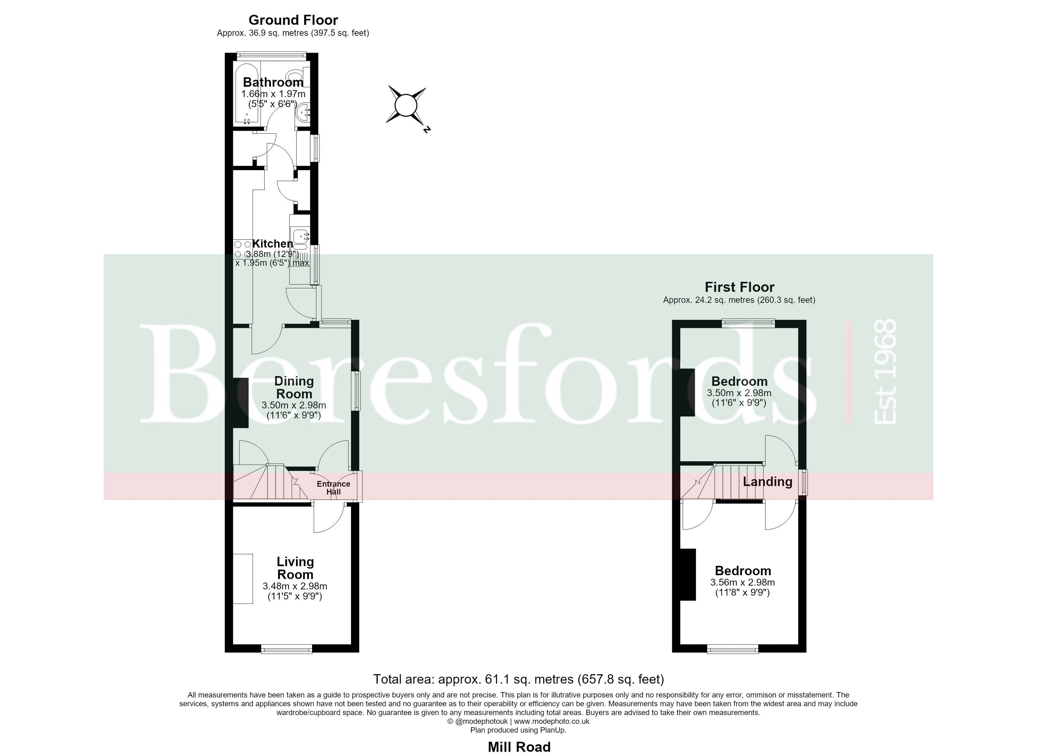 82, Mill Road, Essex floorplan
