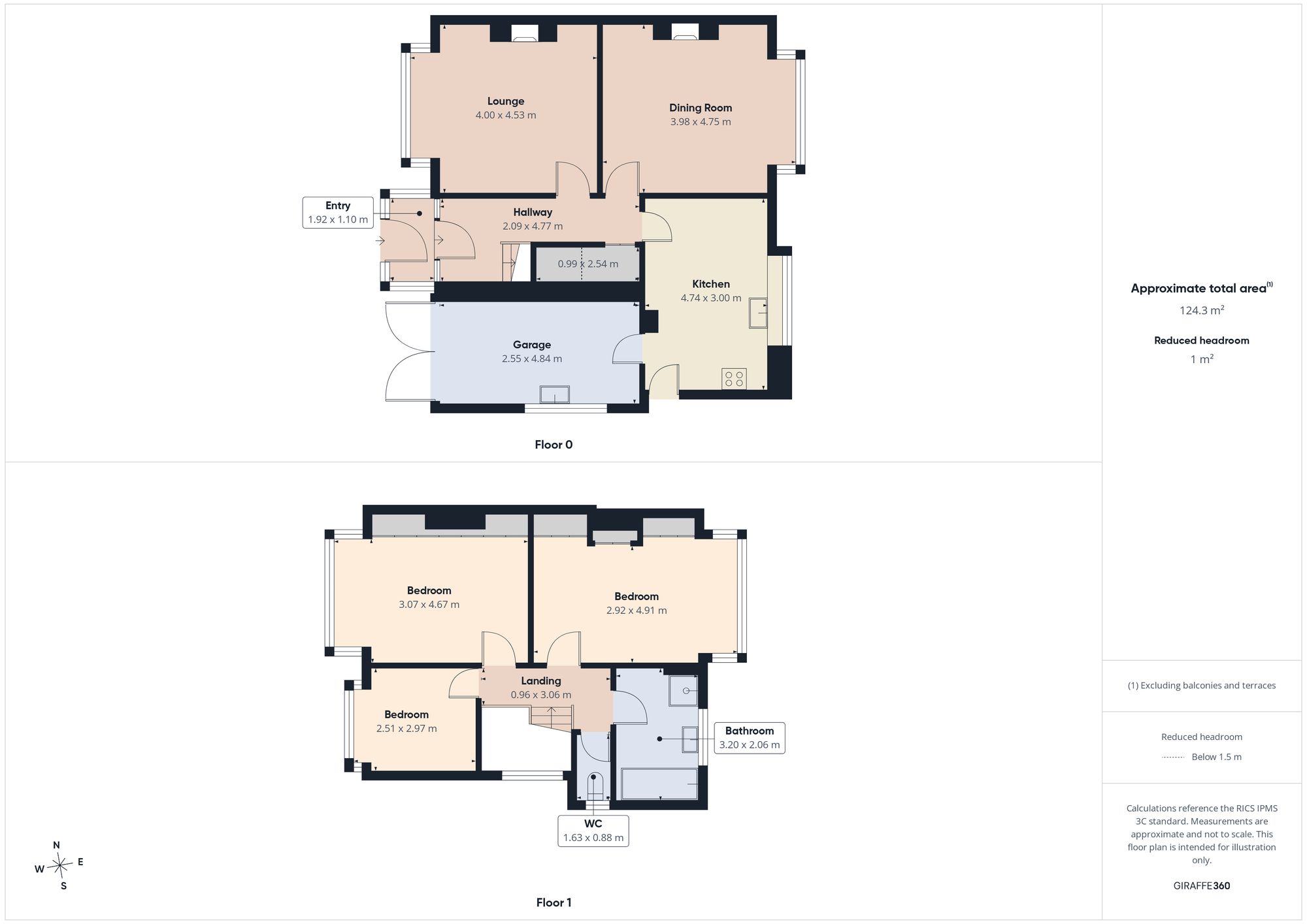 5 Ashtrees Gardens, Gateshead floorplan