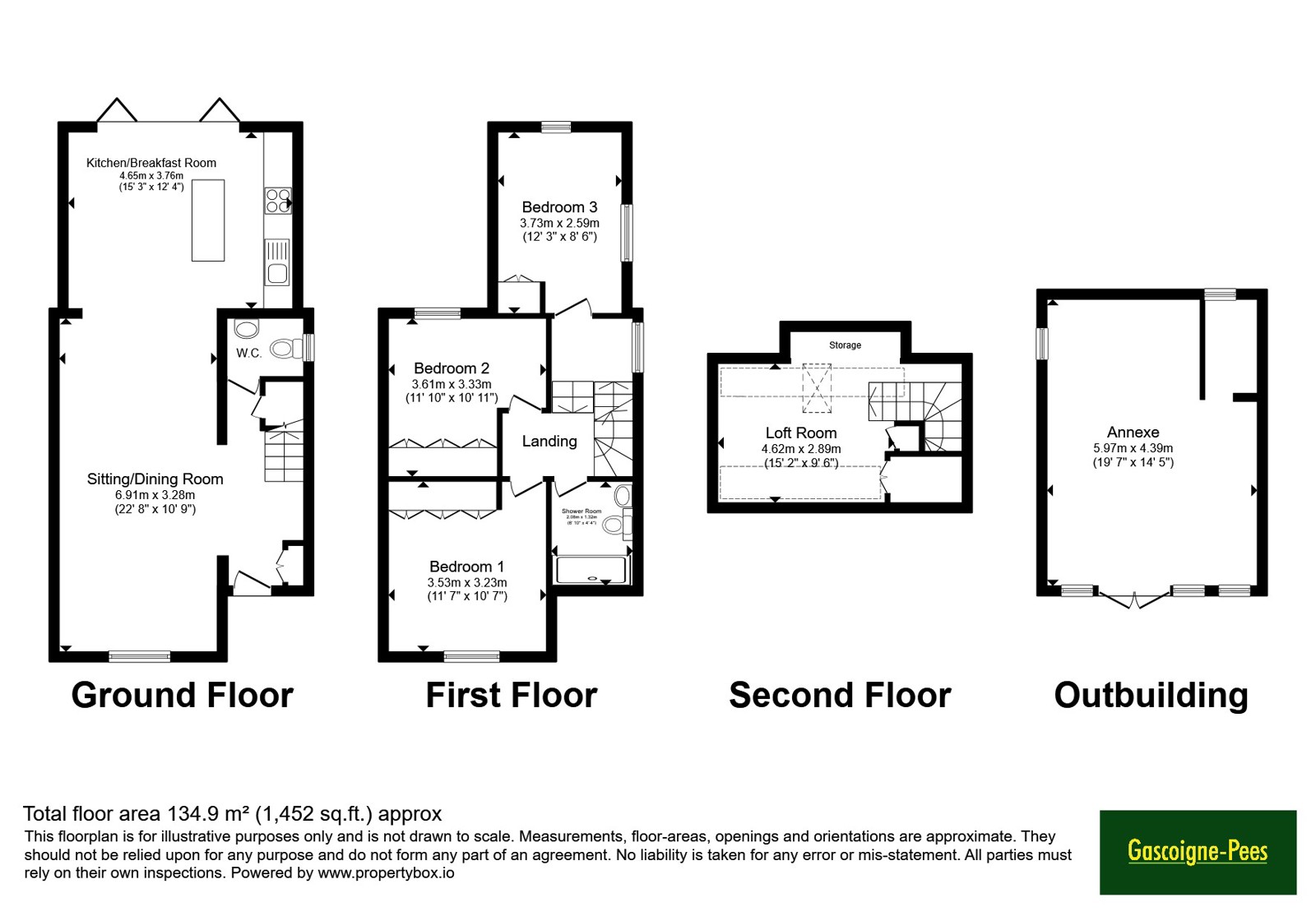46, Upper Fairfield Road, Surrey floorplan