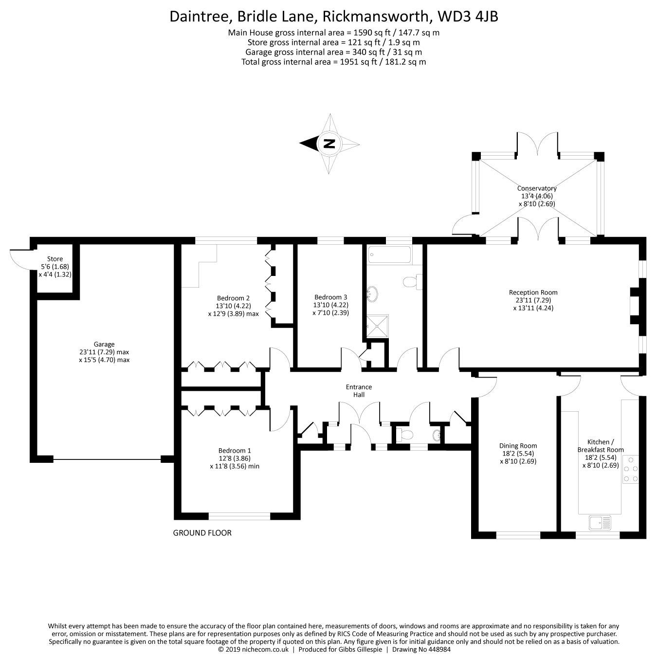 3 Bedrooms Detached house to rent in Bridle Lane, Loudwater, Rickmansworth, Hertfordshire WD3