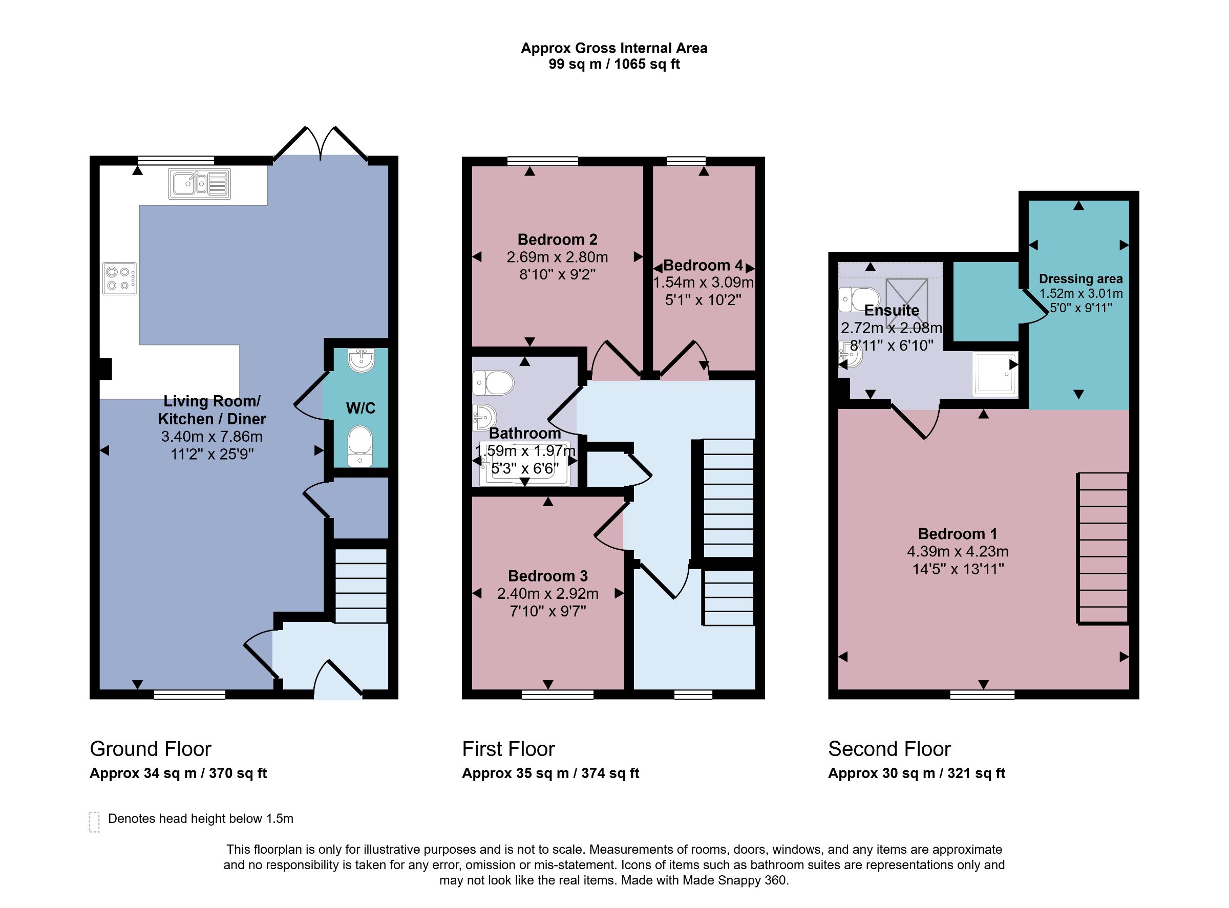 5 Kensington Court, Knaresborough floorplan