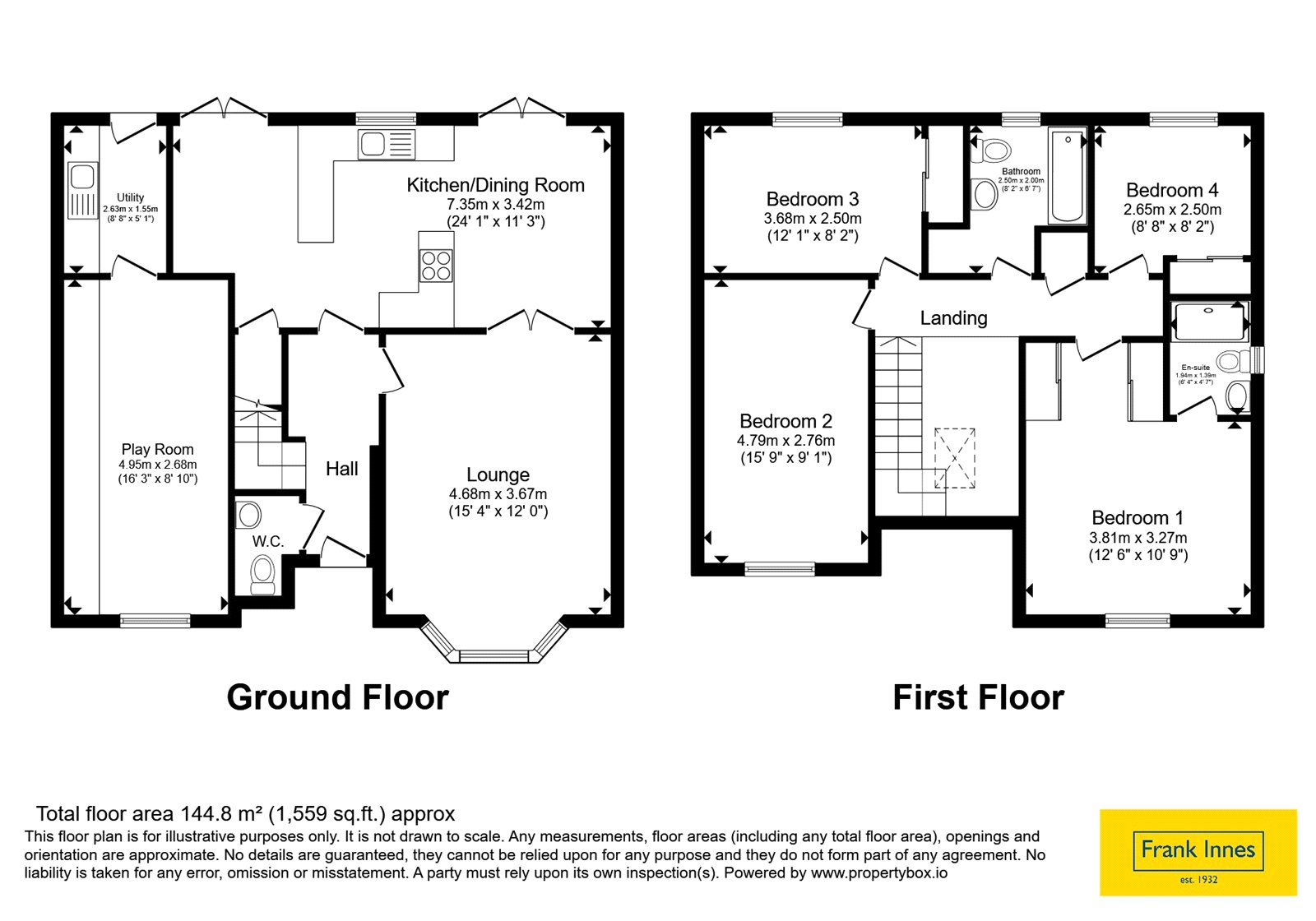 2, Sawbridge Close, Coalville floorplan
