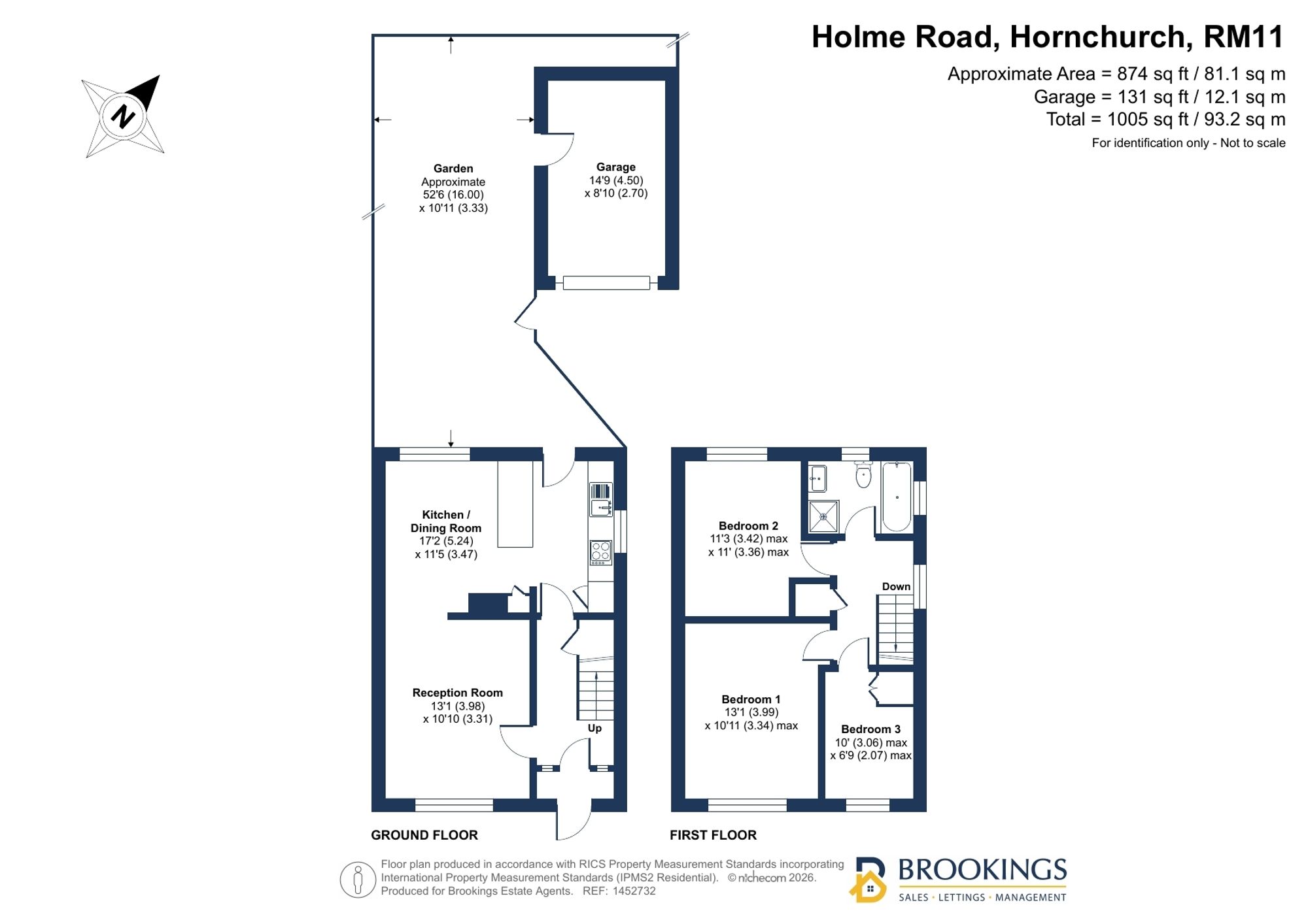 16 Holme Road, Hornchurch floorplan