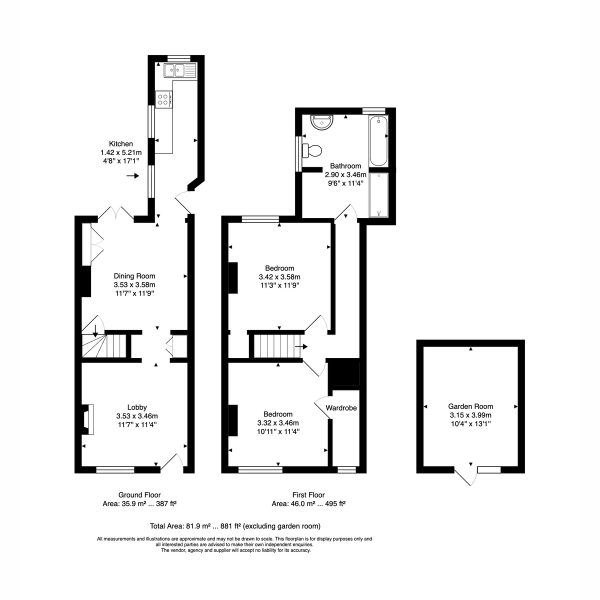 102, Melbourne Road, Ibstock floorplan