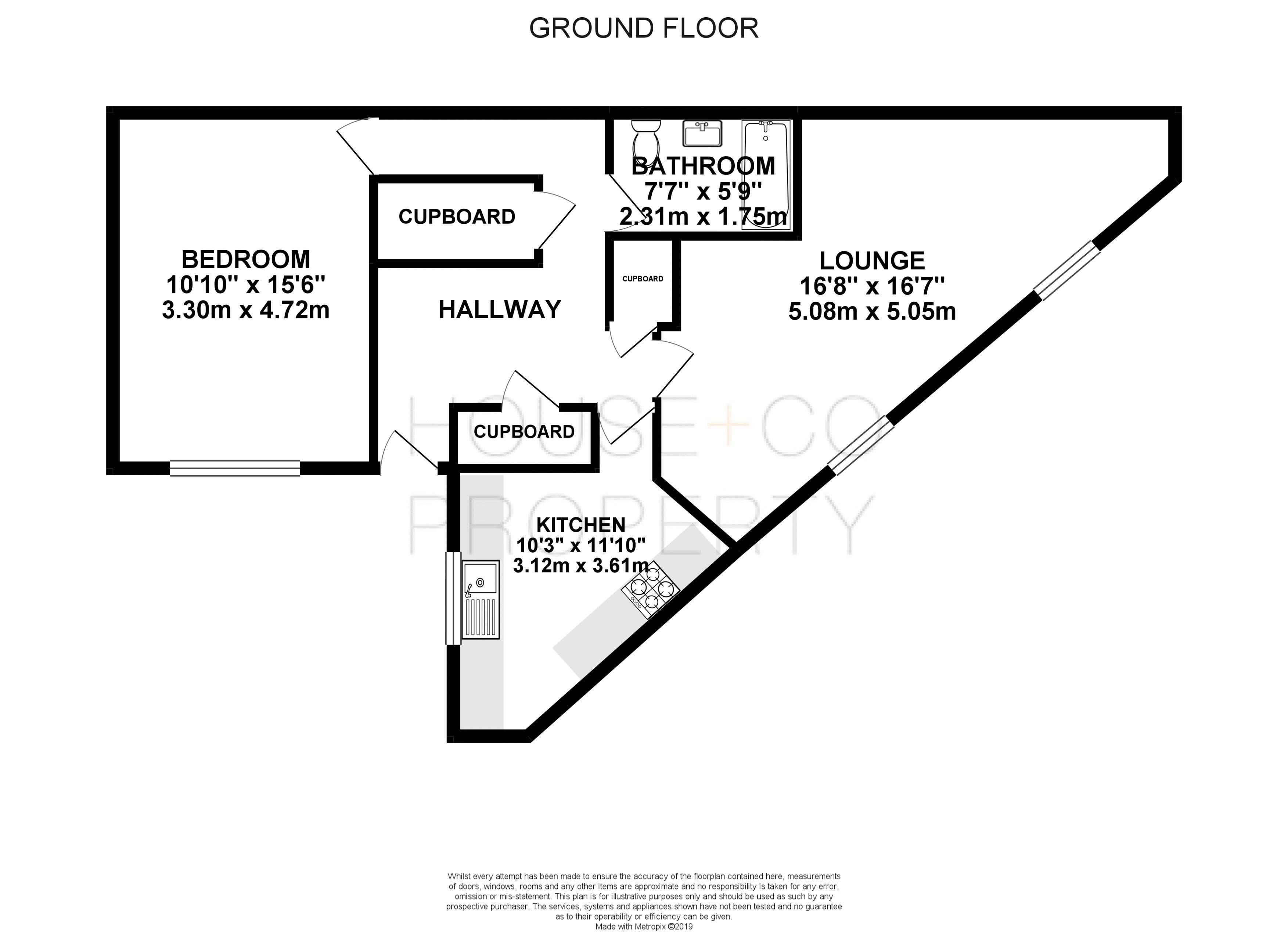 1 Bedrooms Flat for sale in Luckwell Road, Bristol BS3