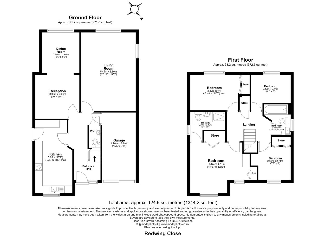 7, Redwing Close, Stevenage floorplan