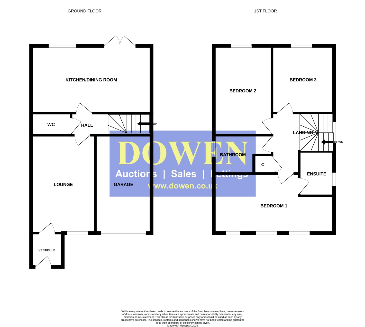 114, Birch Way, Newton Aycliffe floorplan